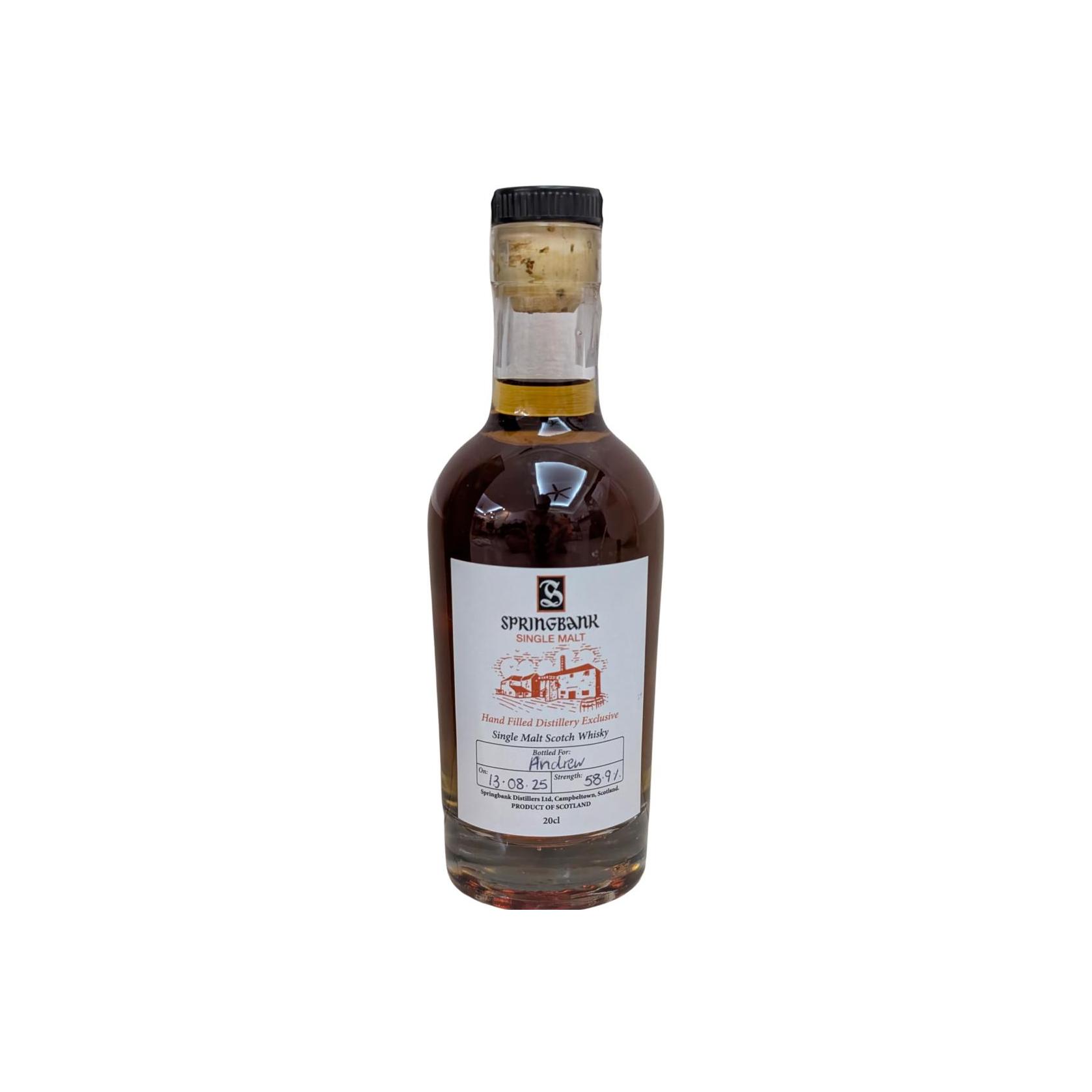 Springbank Hand Filled Distillery Exclusive
