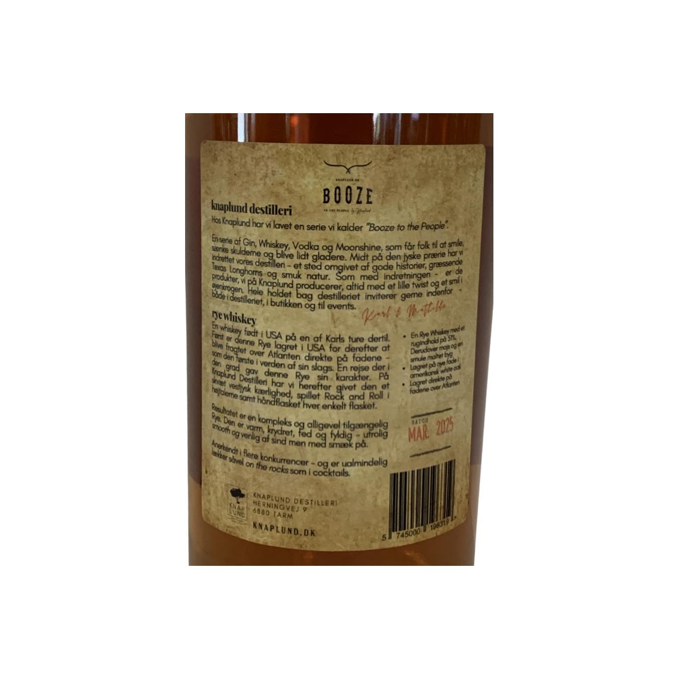 Knaplund Rye Whiskey 2