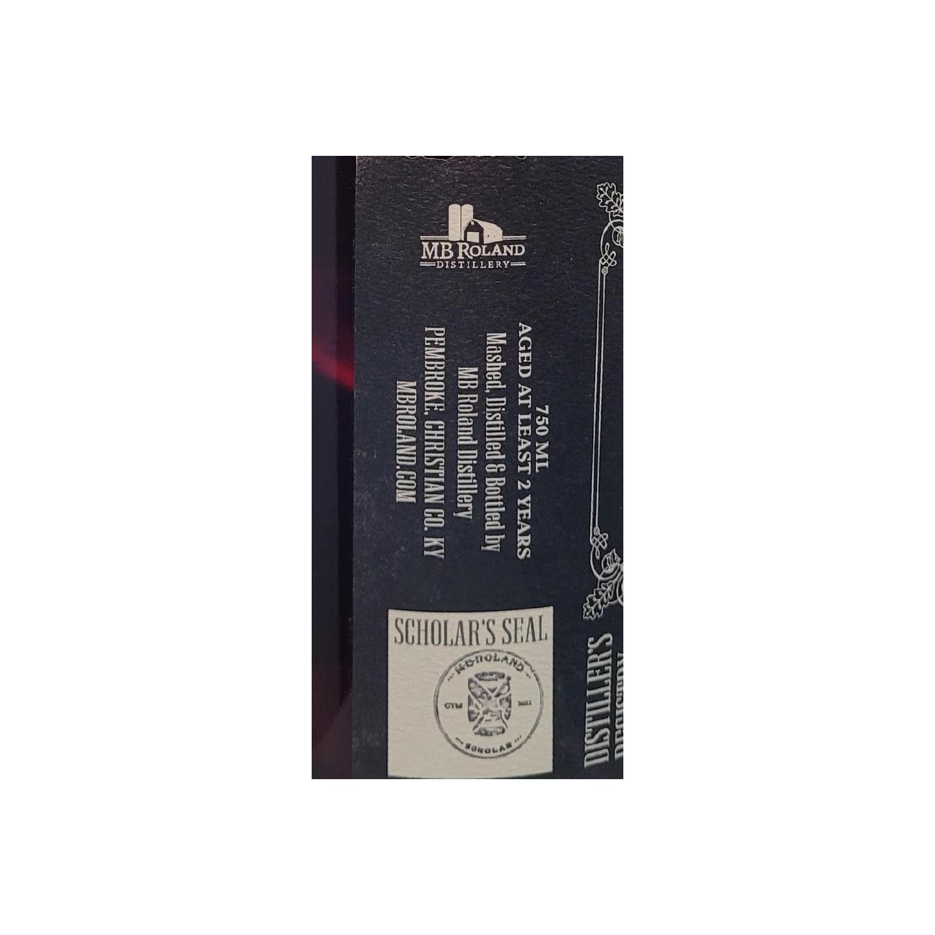 MB Roland Dark Fired Kentucky Straight Bourbon Whiskey 2