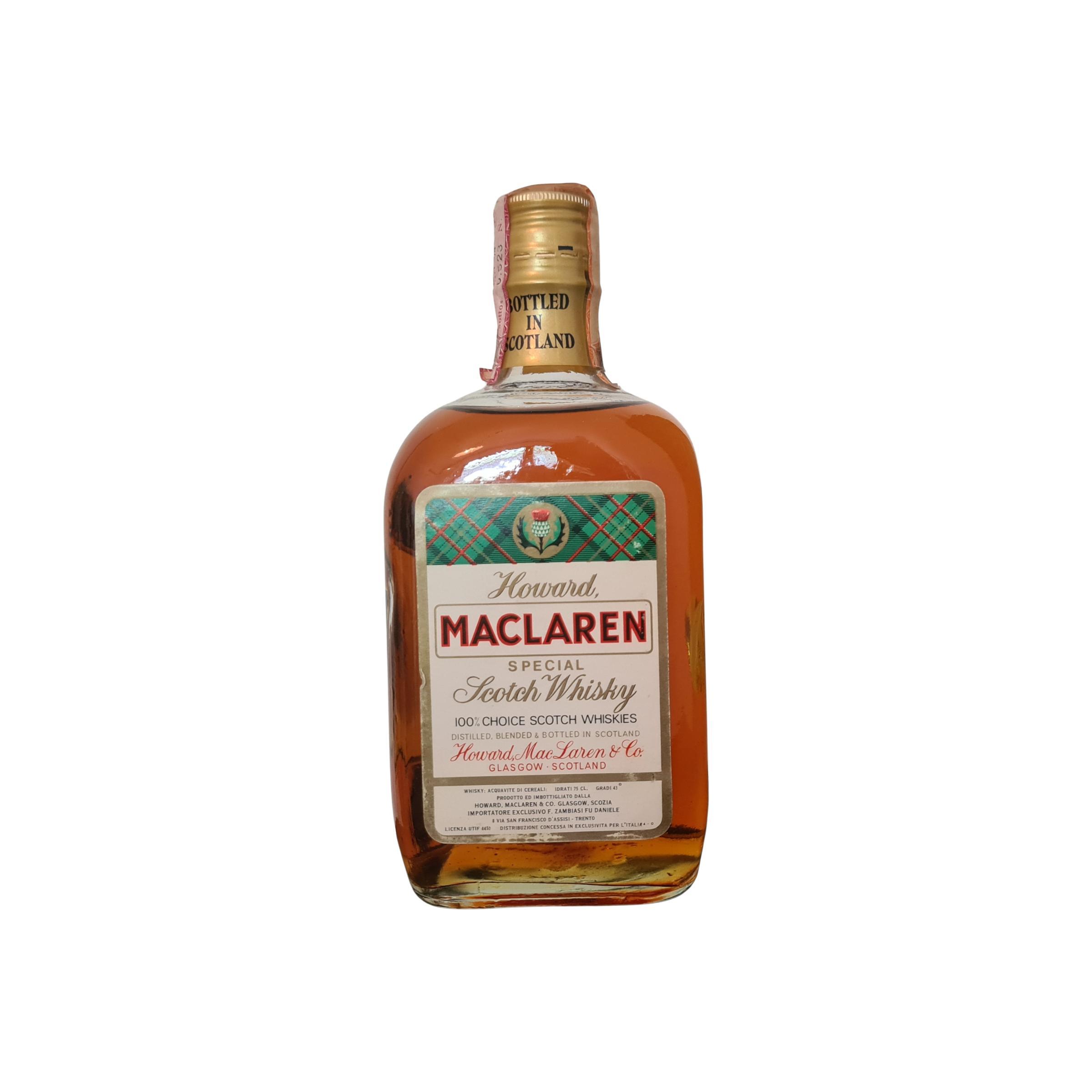 Howard MacLaren Special Scotch Whisky HMcl