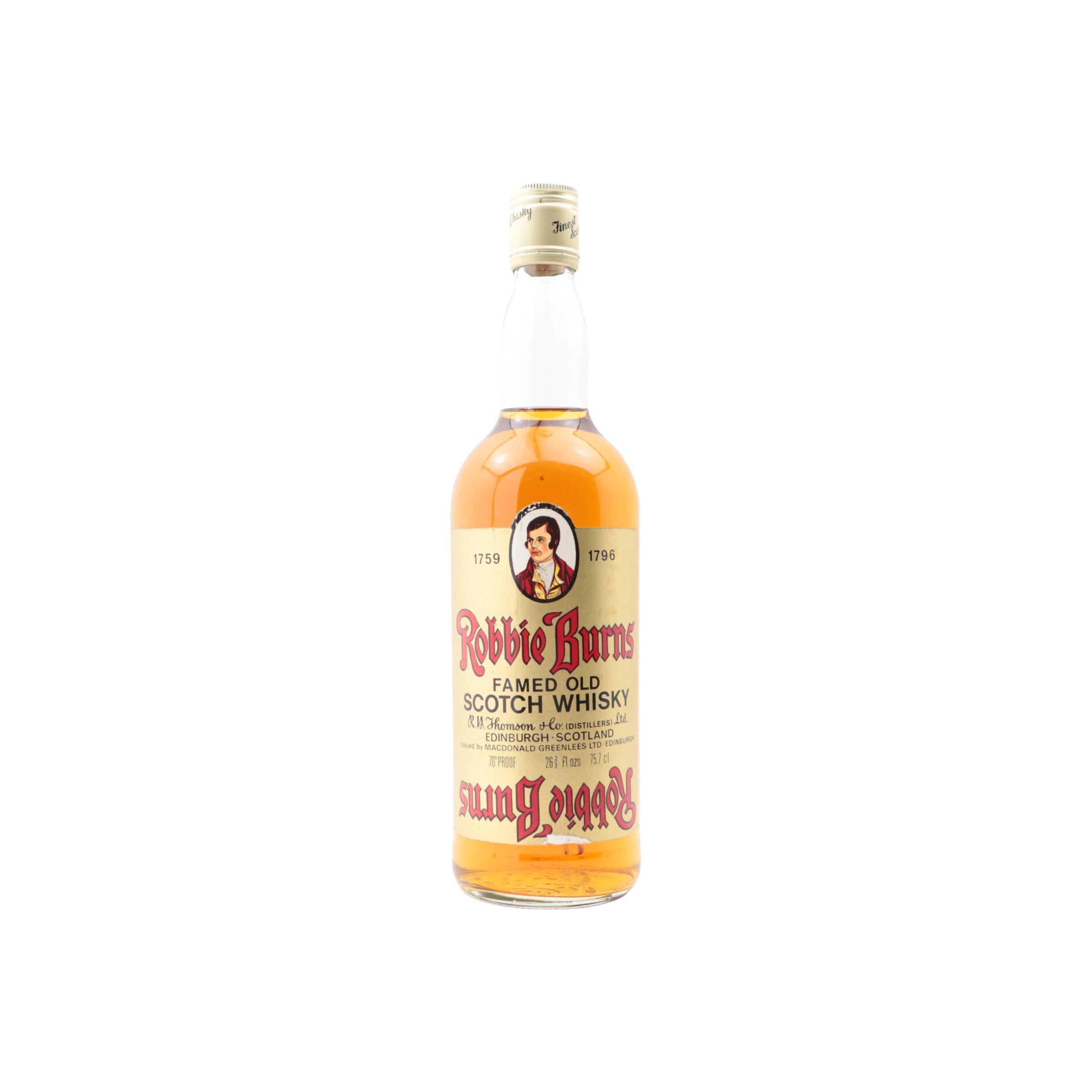 Robbie Burns Famed Old Scotch Whisky