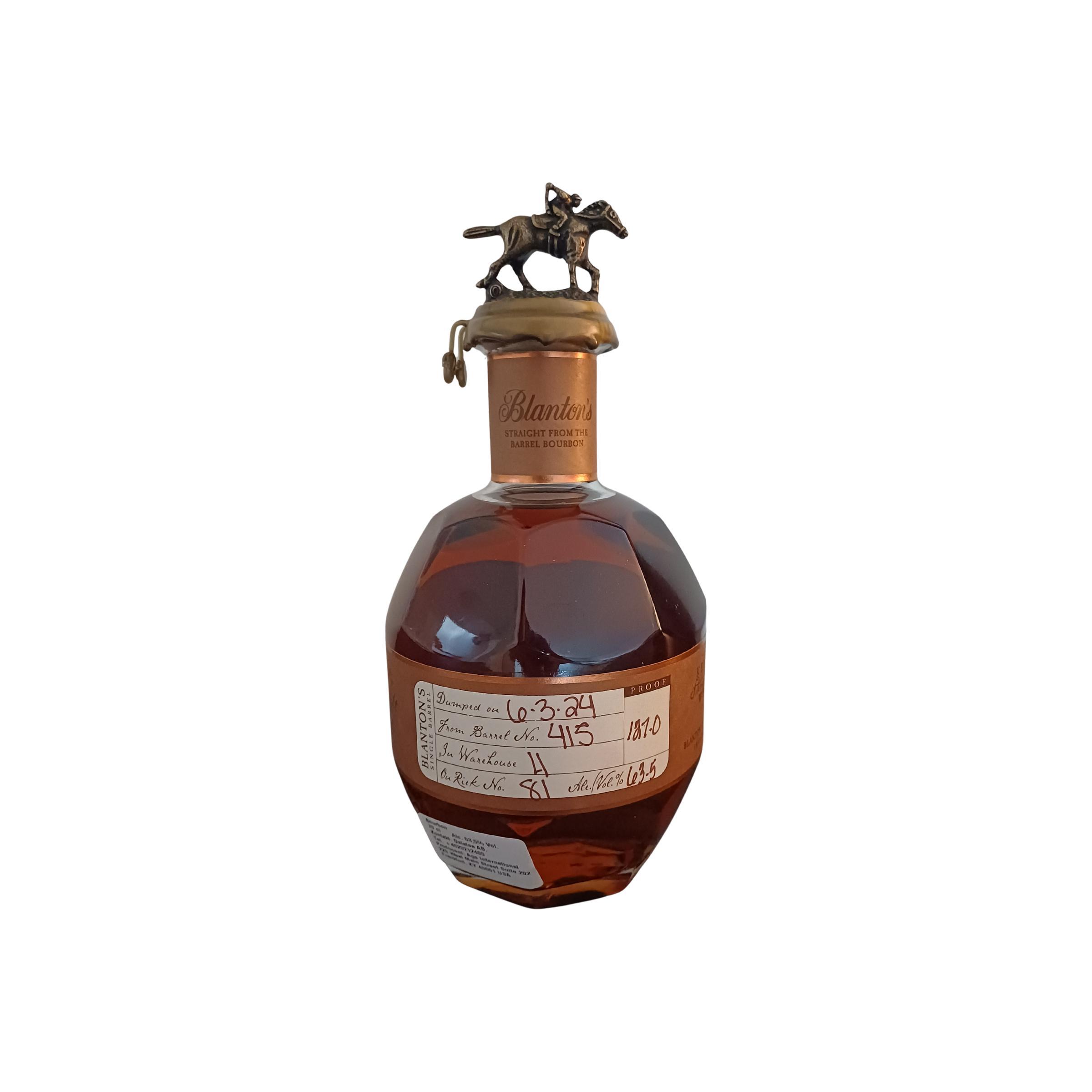 Blanton's Straight From The Barrel