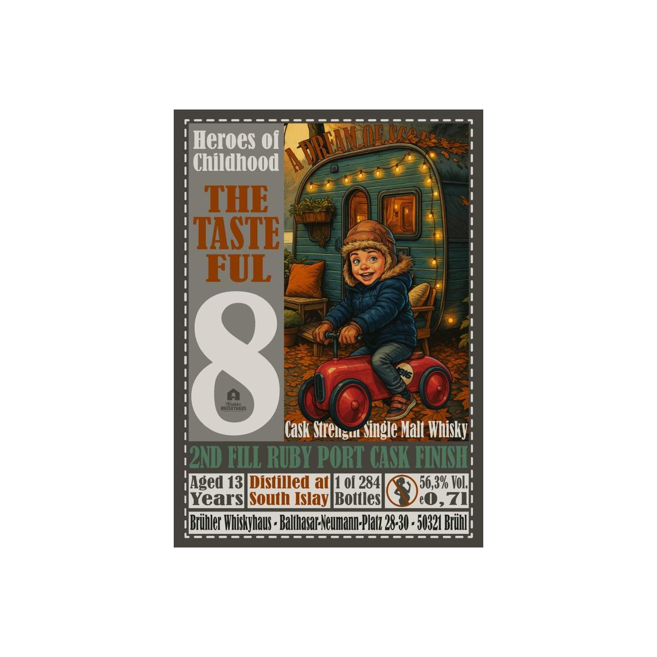 Distilled at South Islay 13-year-old BW