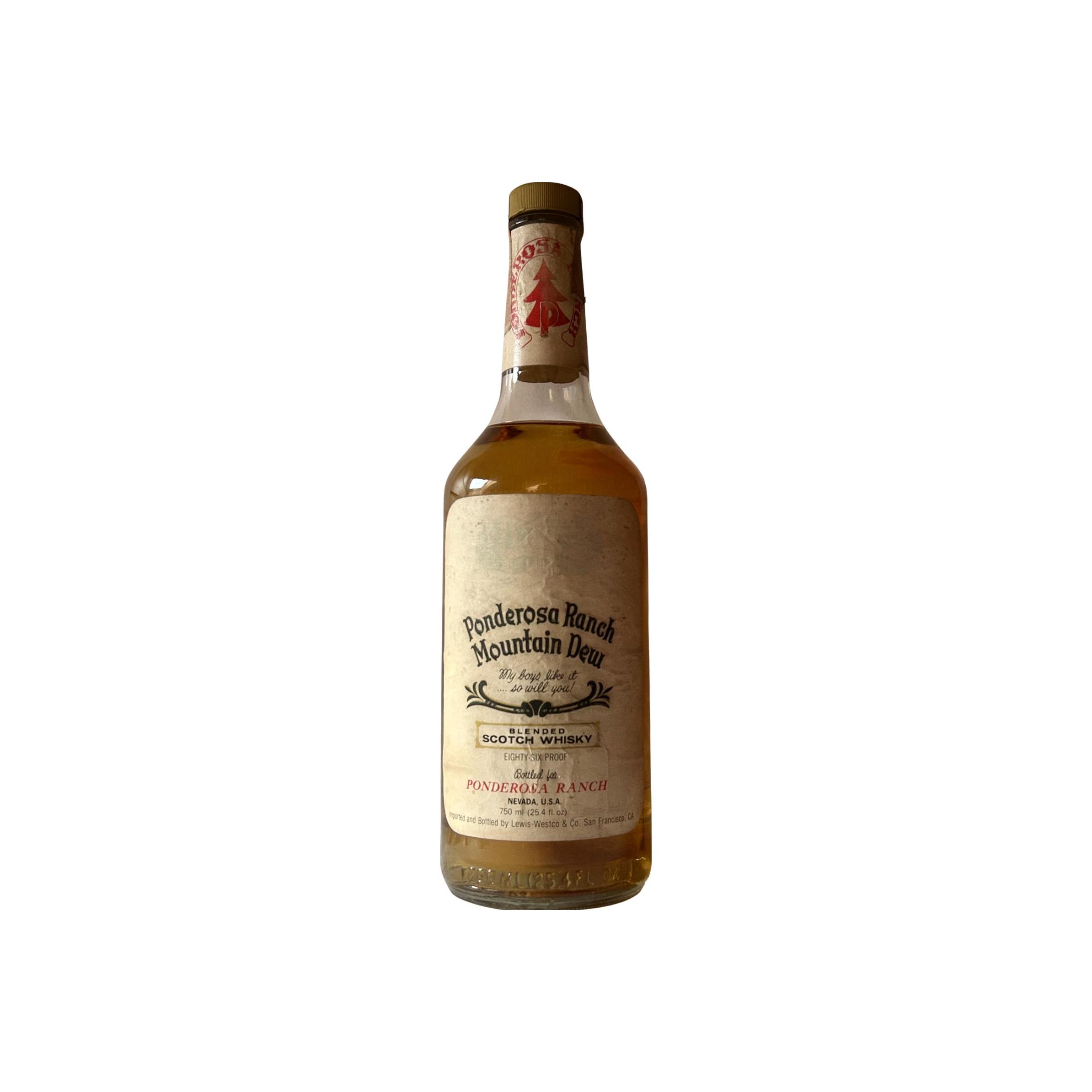 Blended Scotch Whisky Ponderosa Ranch Montain Dew