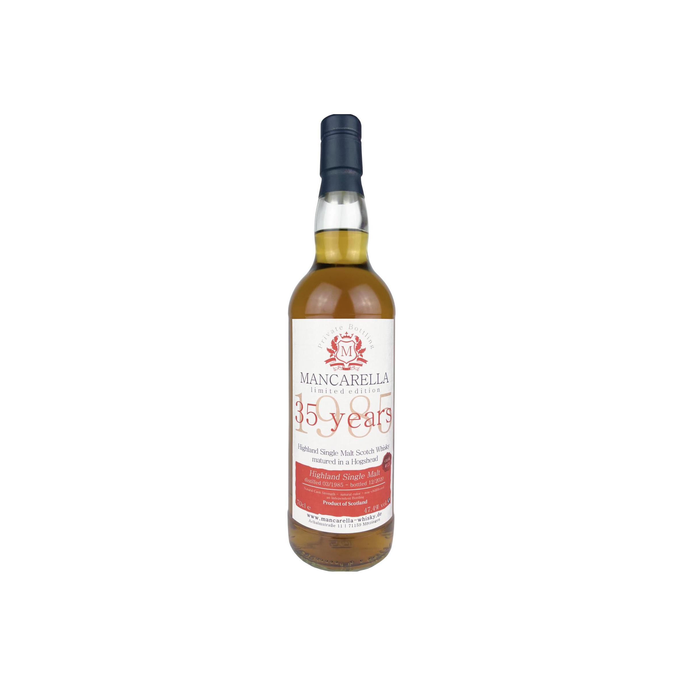 Secret Highland Distillery 1985 Ma