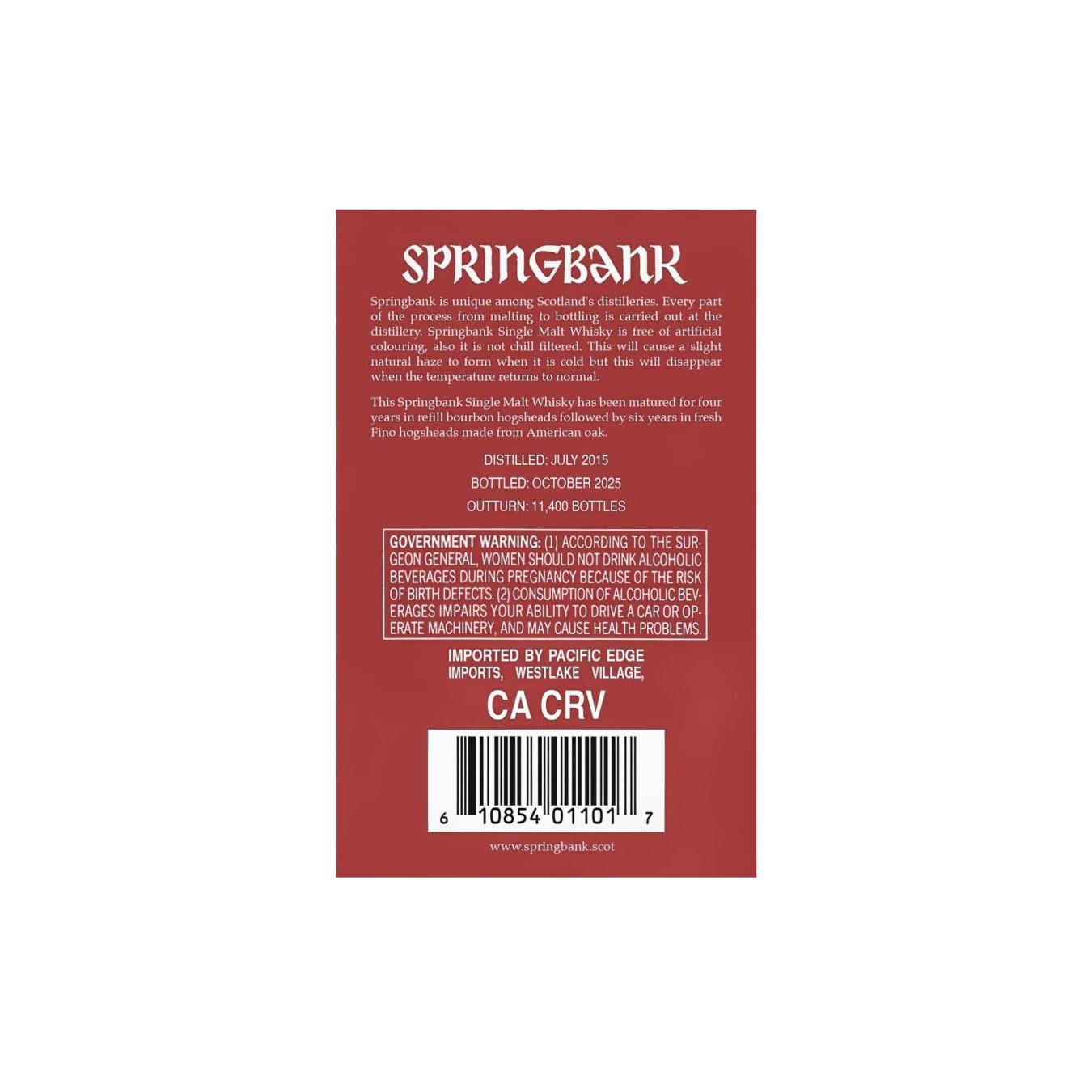 Springbank 10-year-old 2