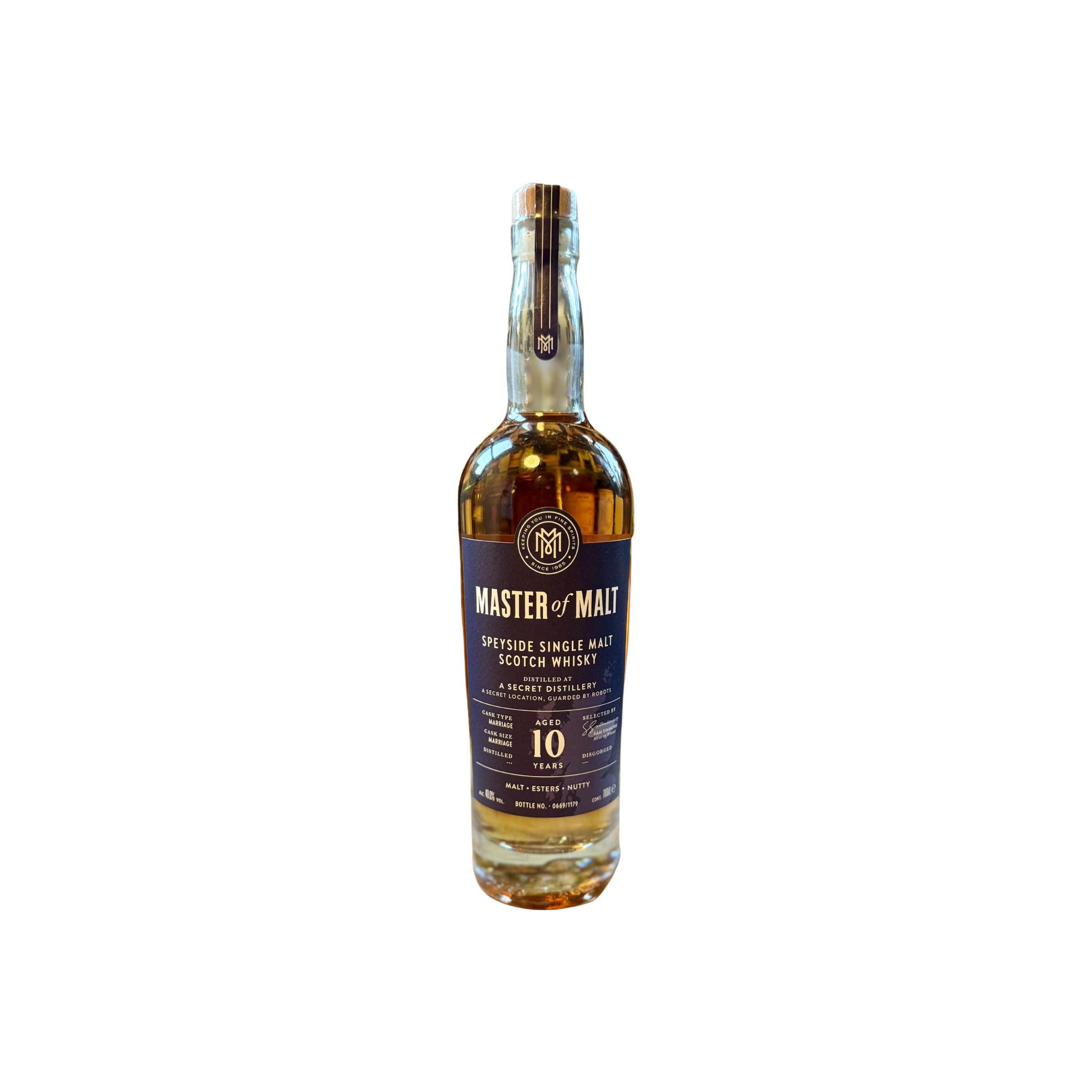 Speyside Single Malt Scotch Whisky 10-year-old MoM