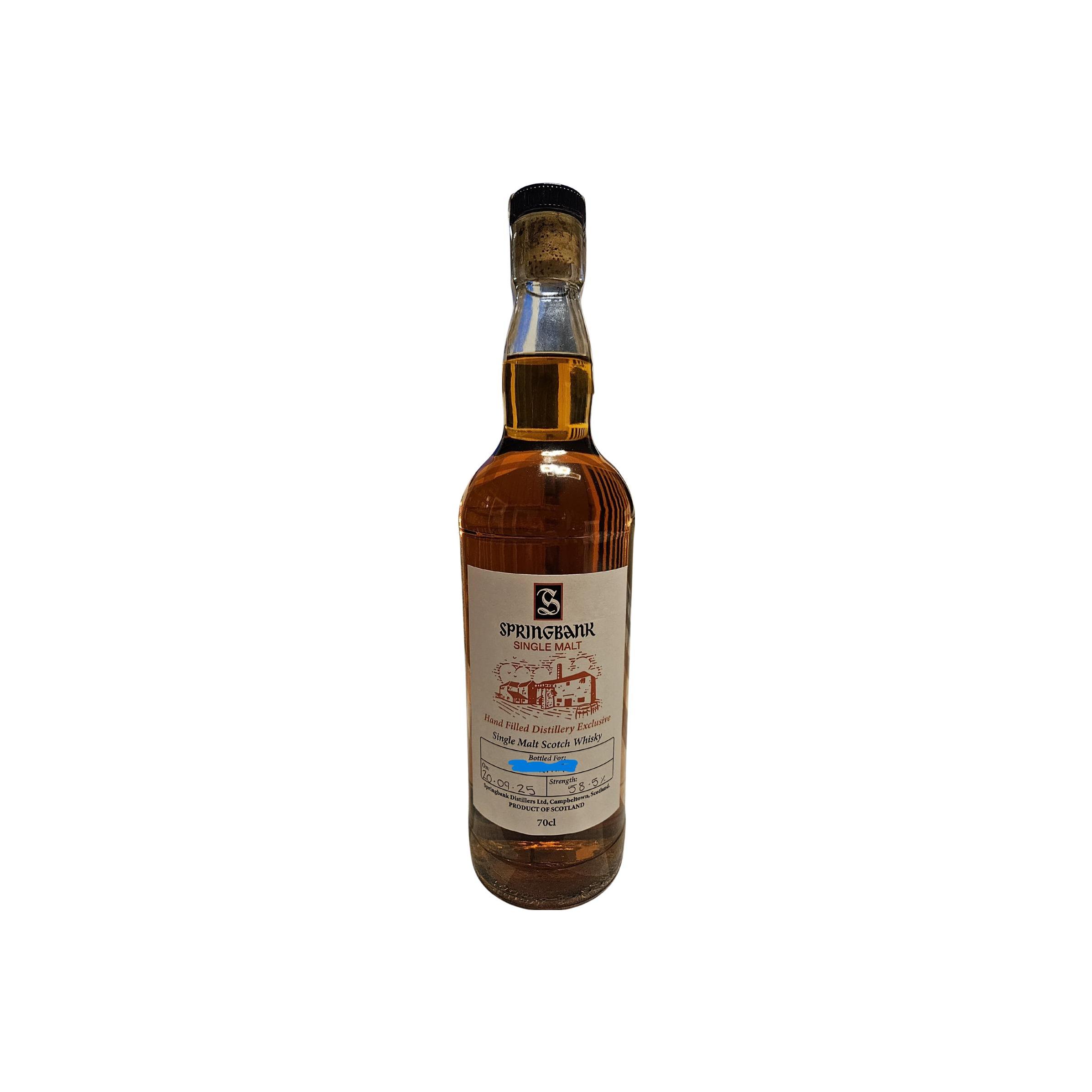Springbank Hand Filled Distillery Exclusive