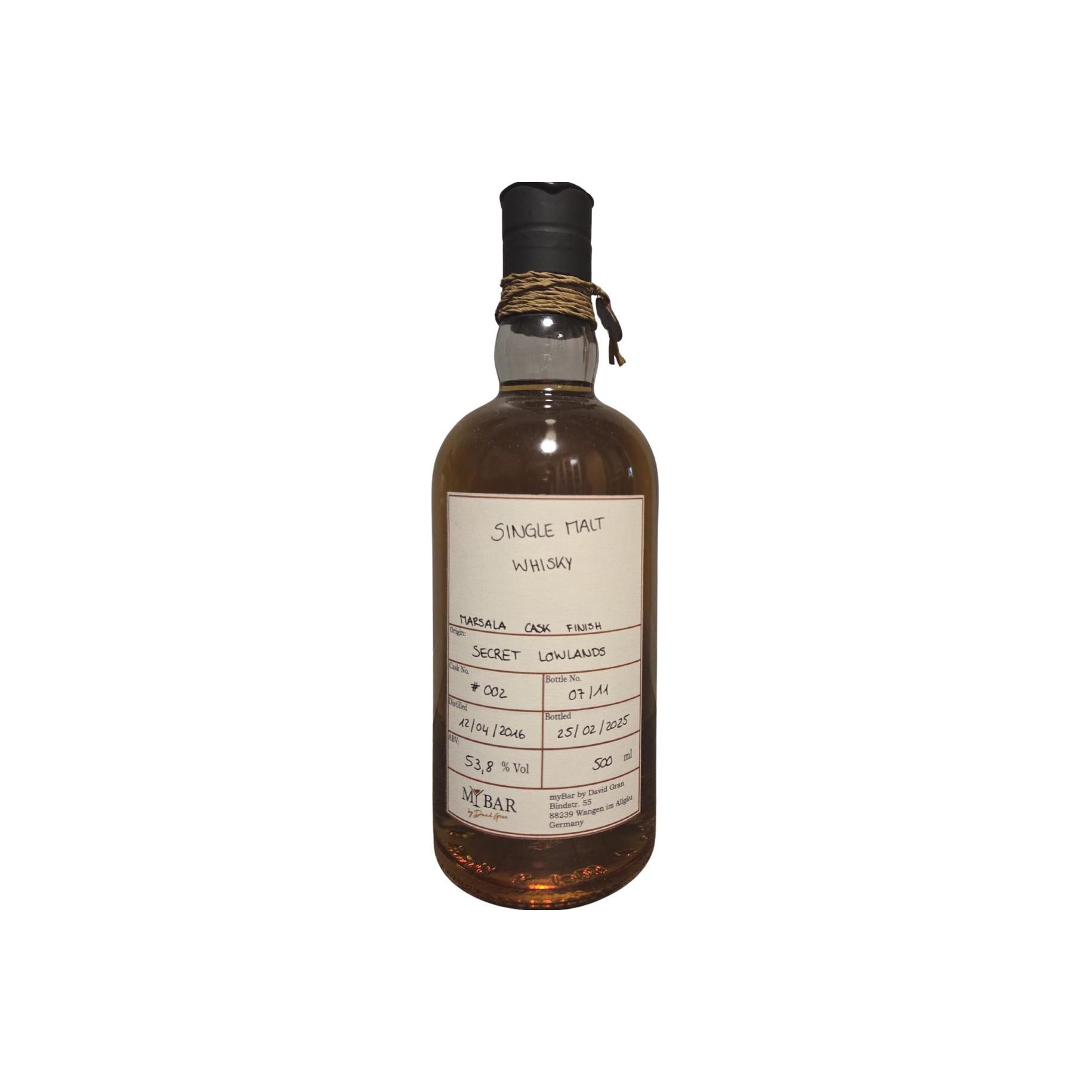 Single Malt Whisky 2016 myBar
