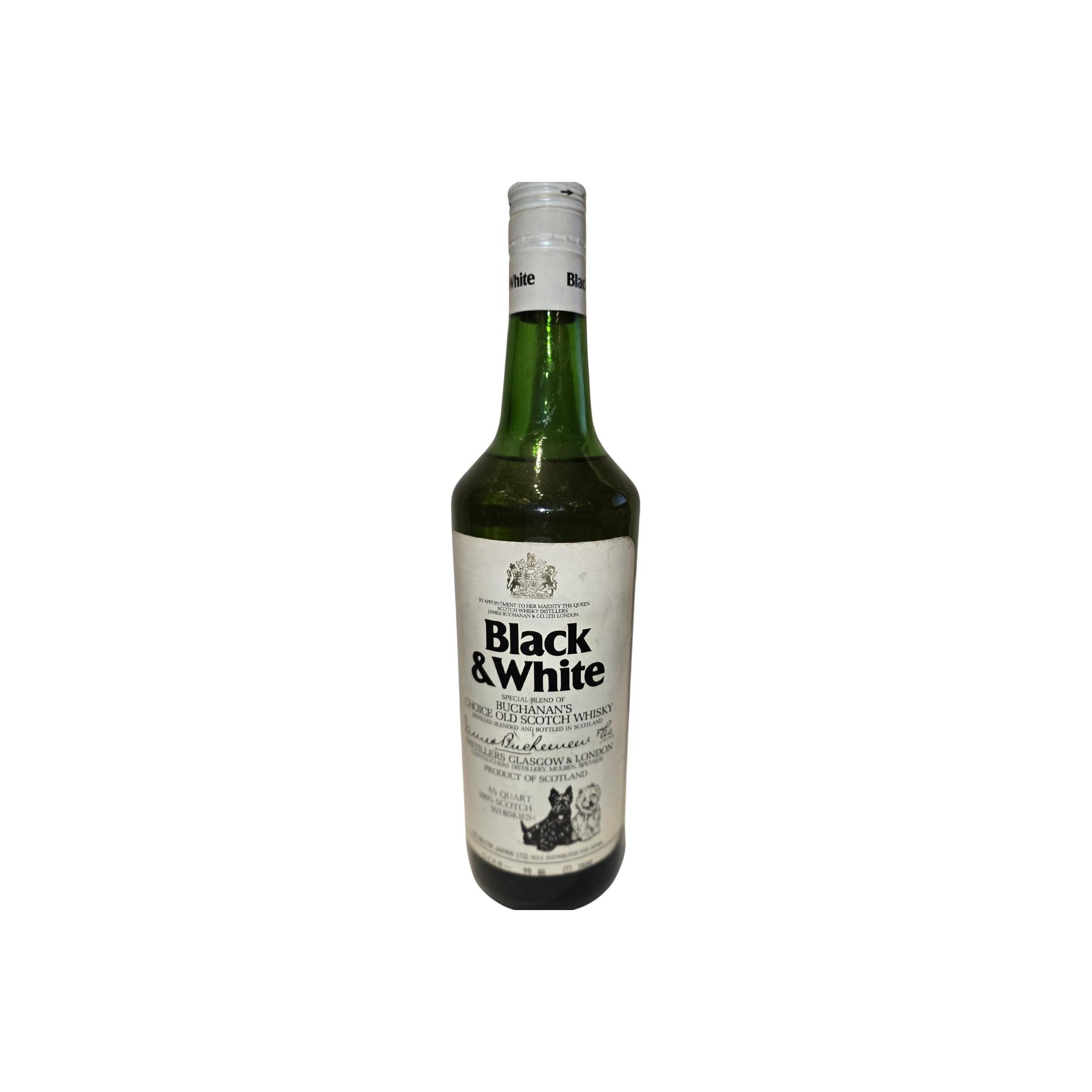Black &amp; White Buchanan's choice old scotch whisky