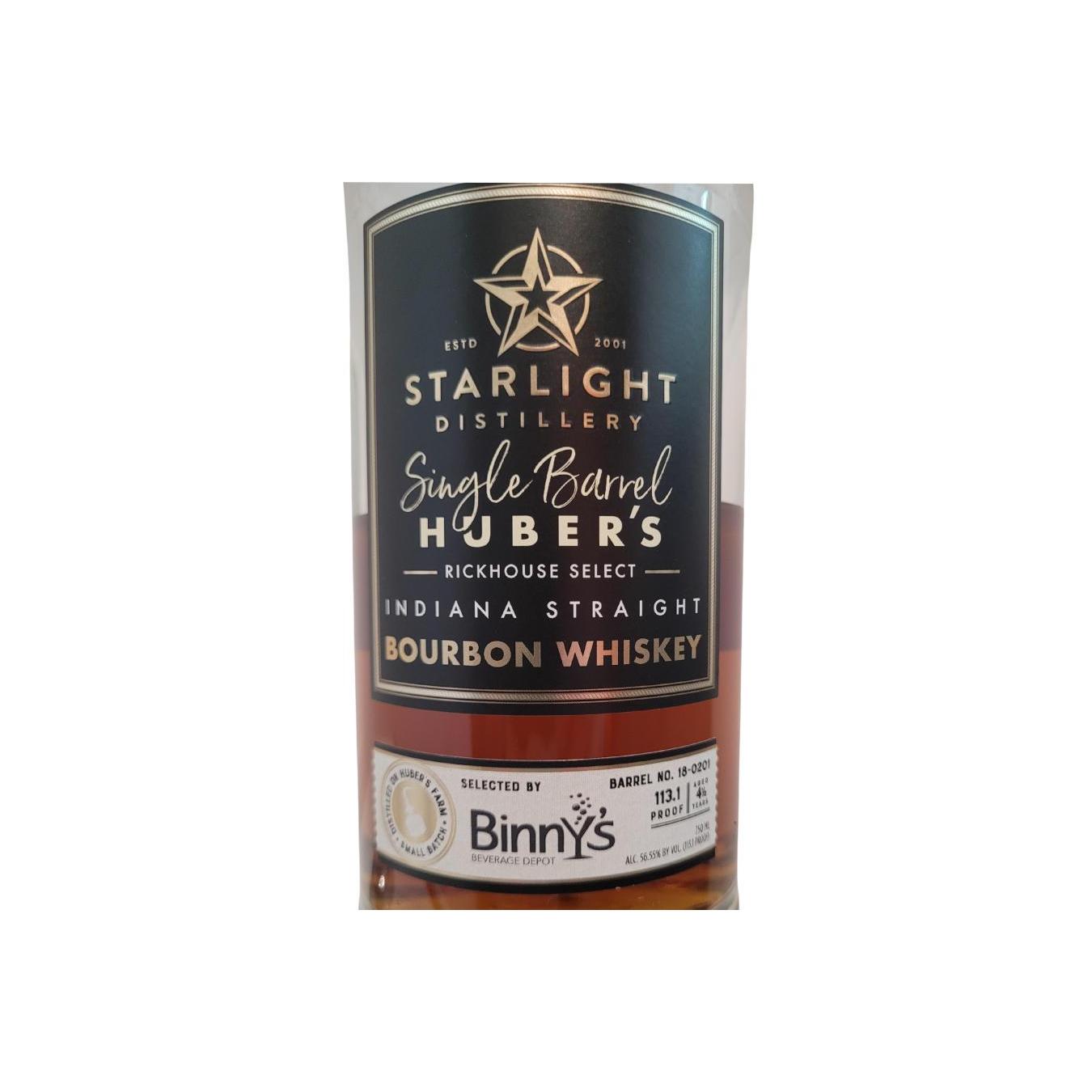 Starlight Distillery Indiana Straight Bourbon Whiskey