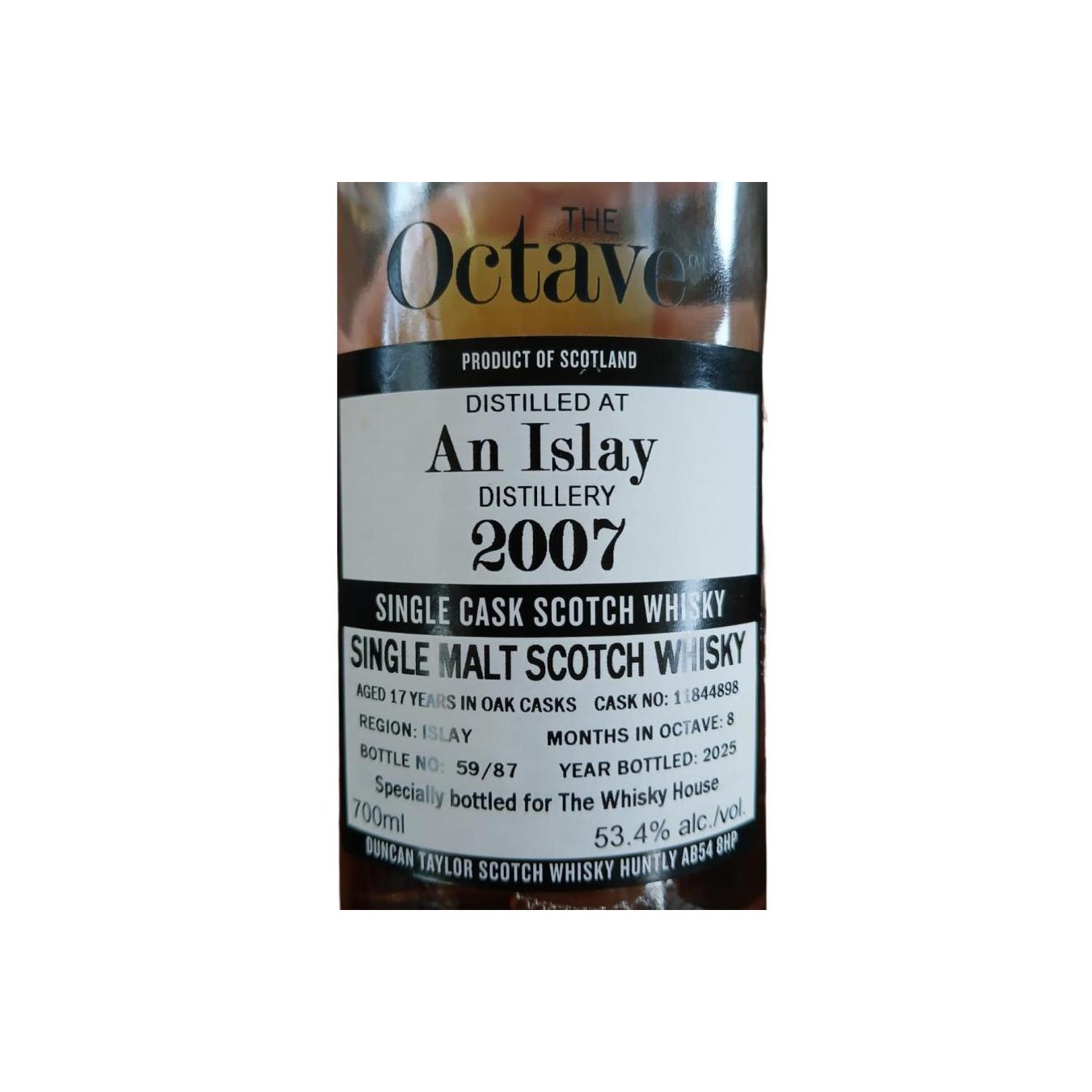 An Islay Distillery 2007 DT
