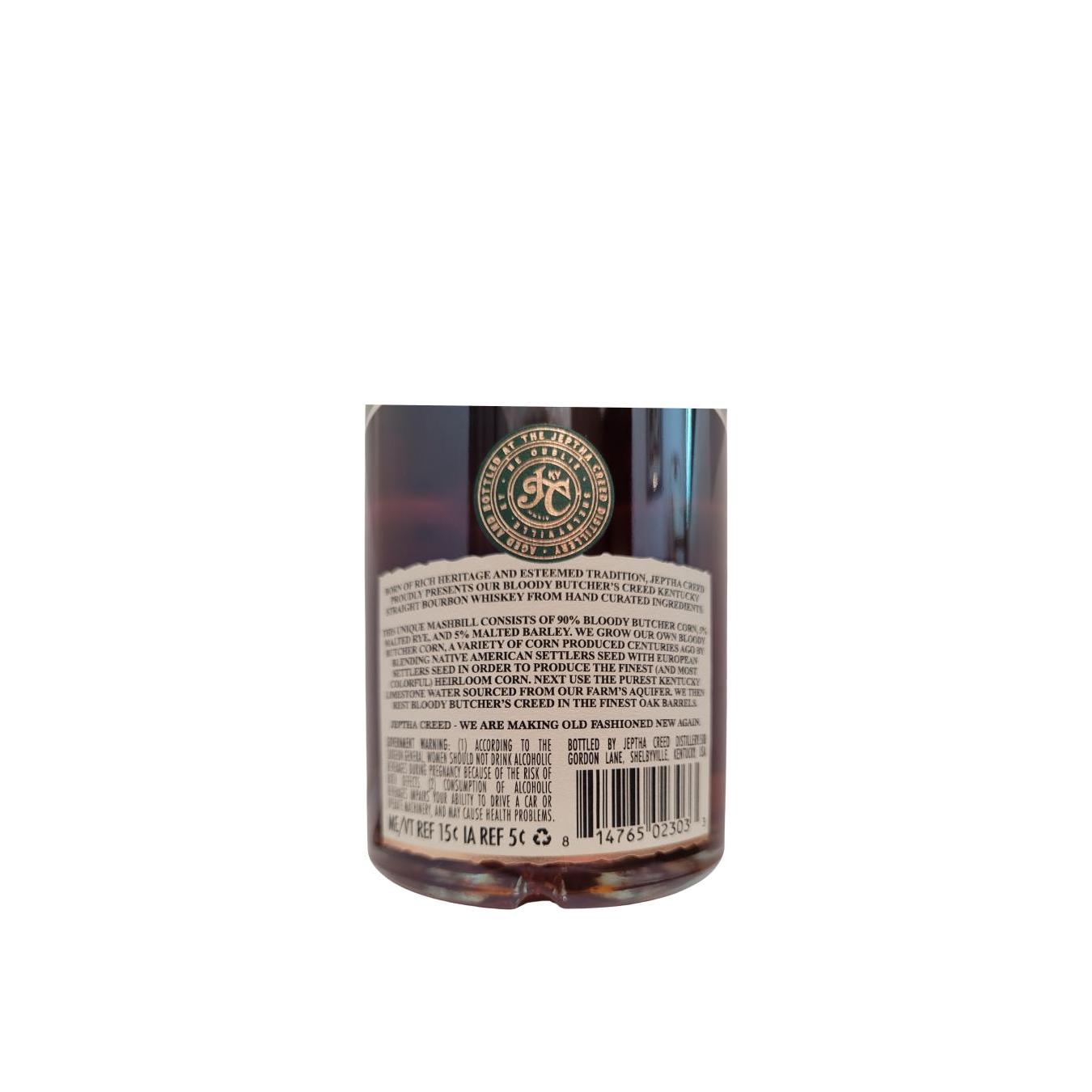Bloody Butcher's Creed Straight Bourbon Whiskey