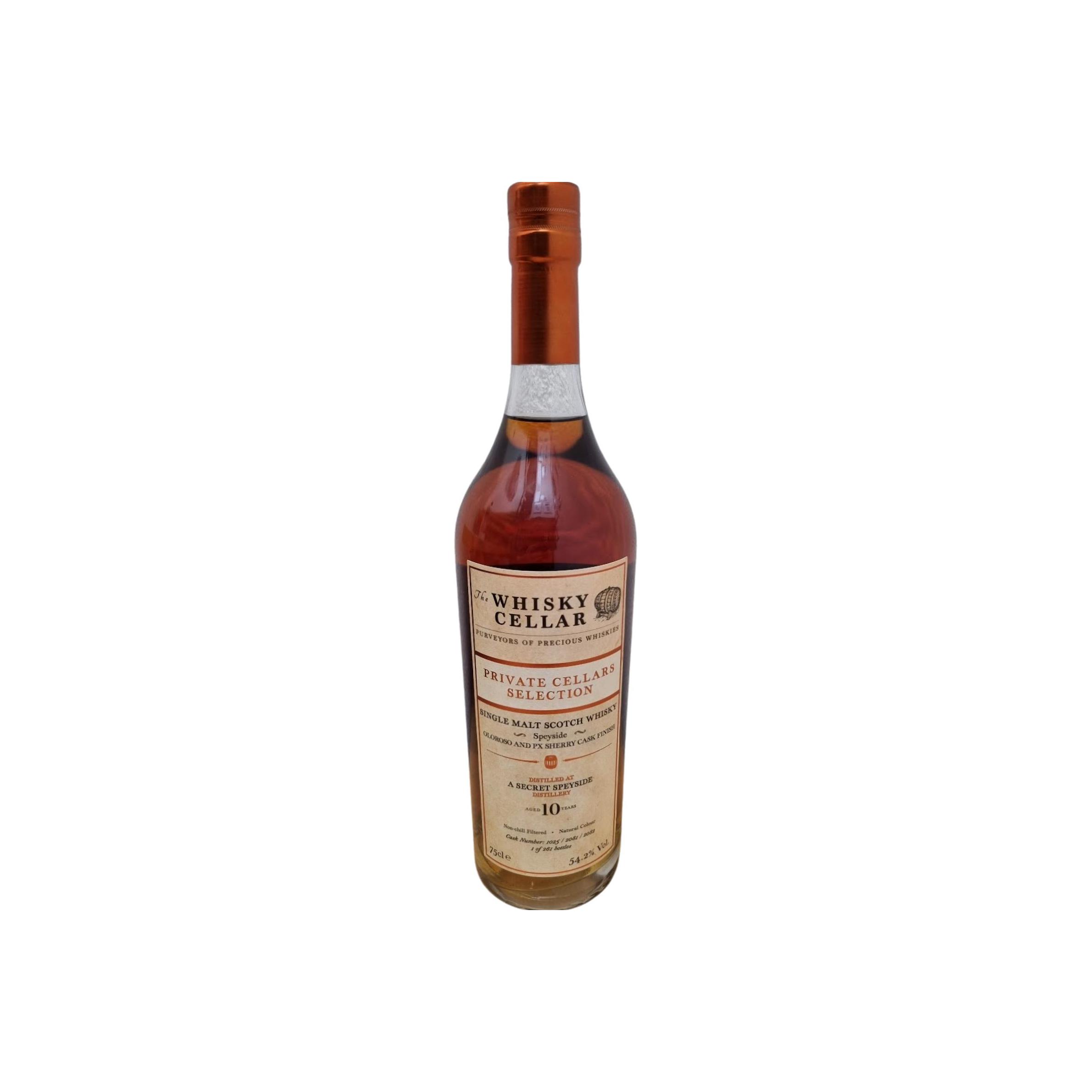 Distilled at a Secret Speyside Distillery 10-year-old TWCe
