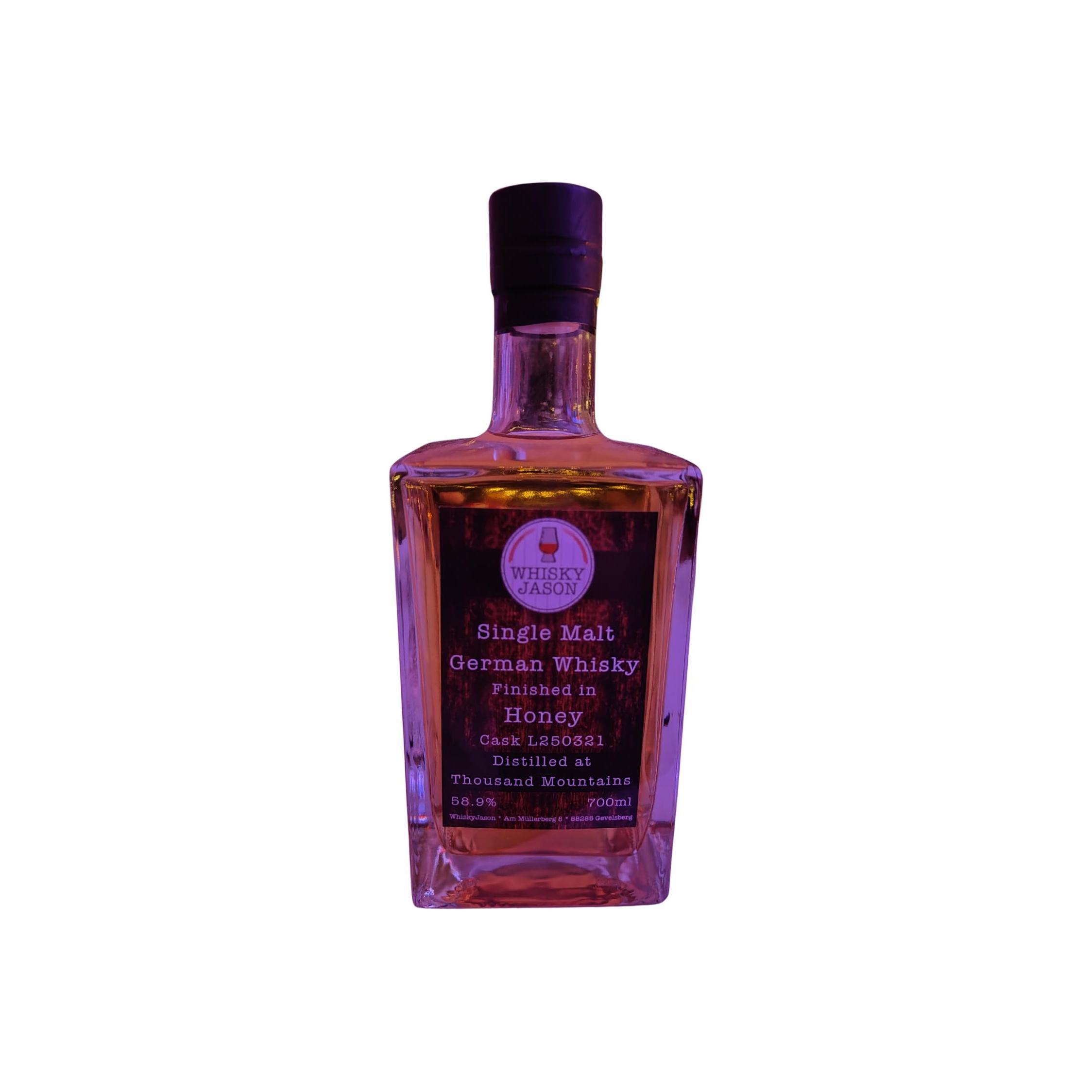 Thousand Mountains Single Malt German Whisky Finished in Honey Cask WhJs