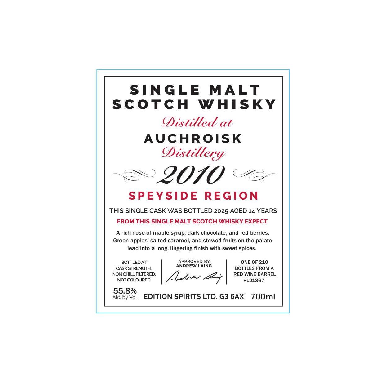 Auchroisk 2010 ED