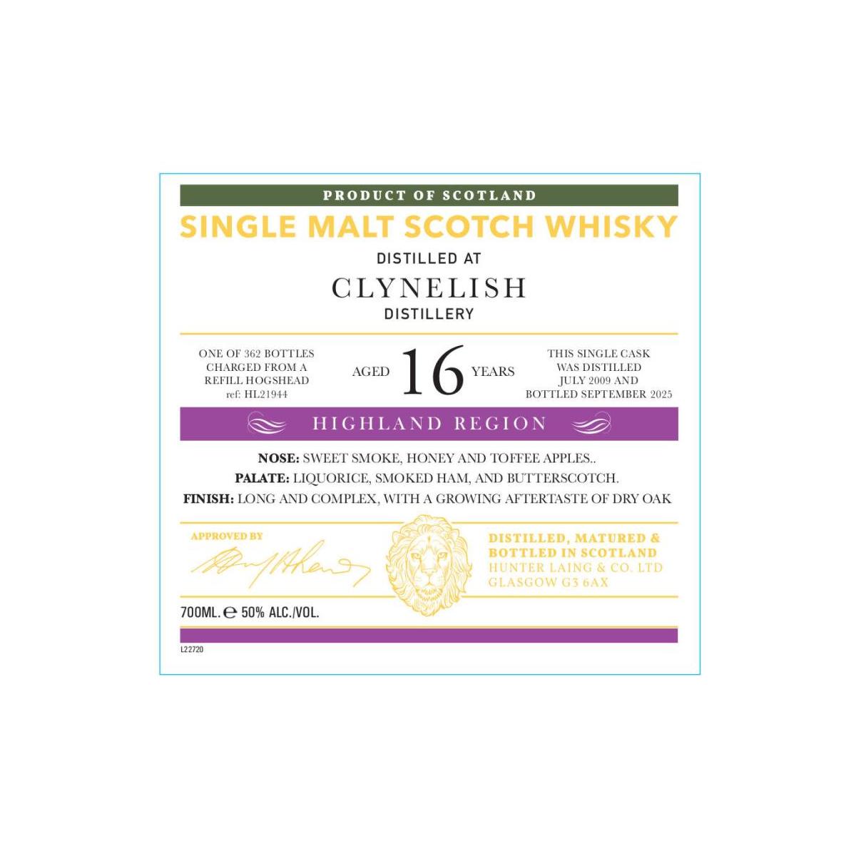 Clynelish 2009 HL