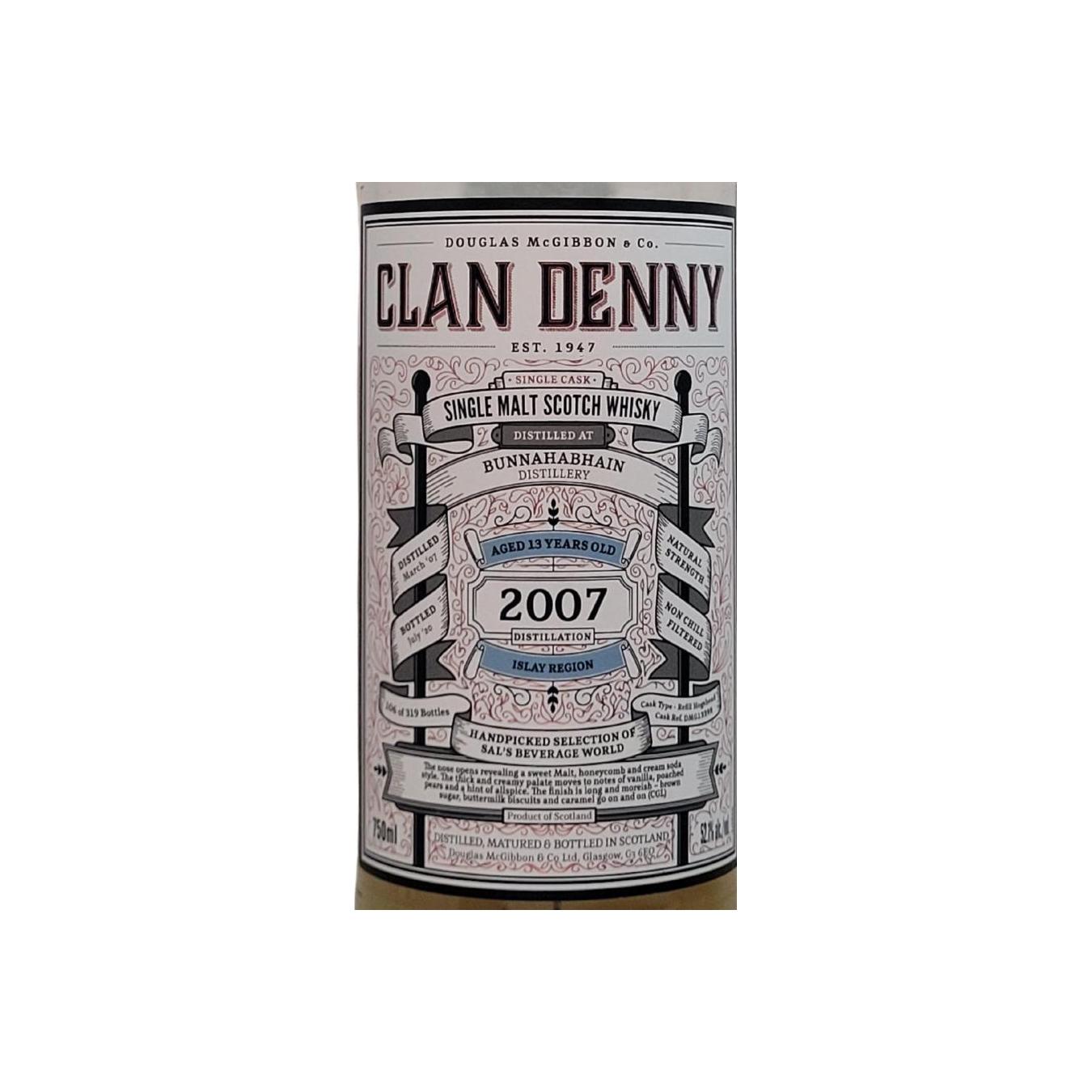 Bunnahabhain 2007 McG
