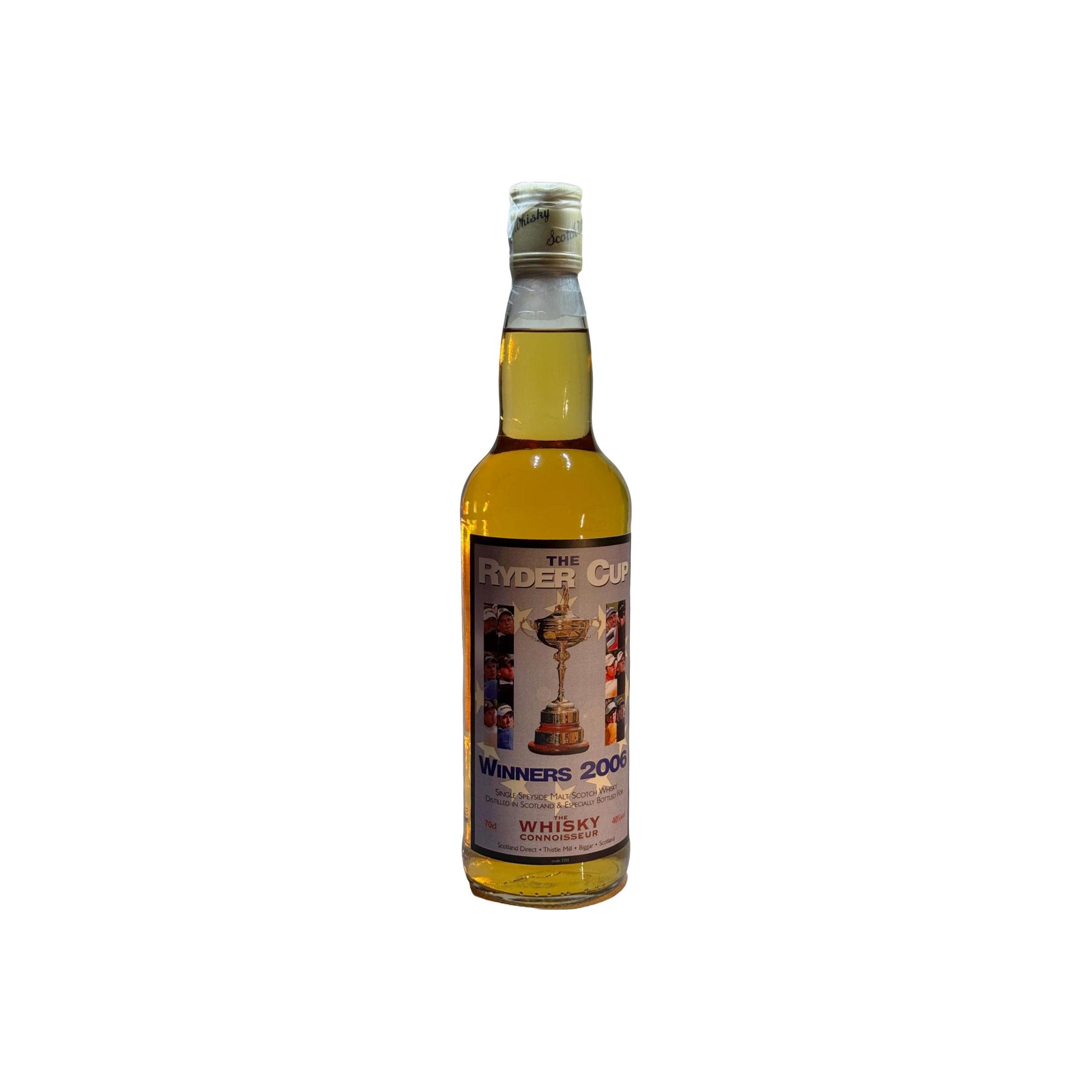 Single Speyside Malt Scotch Whisky The Ryder Cup WC