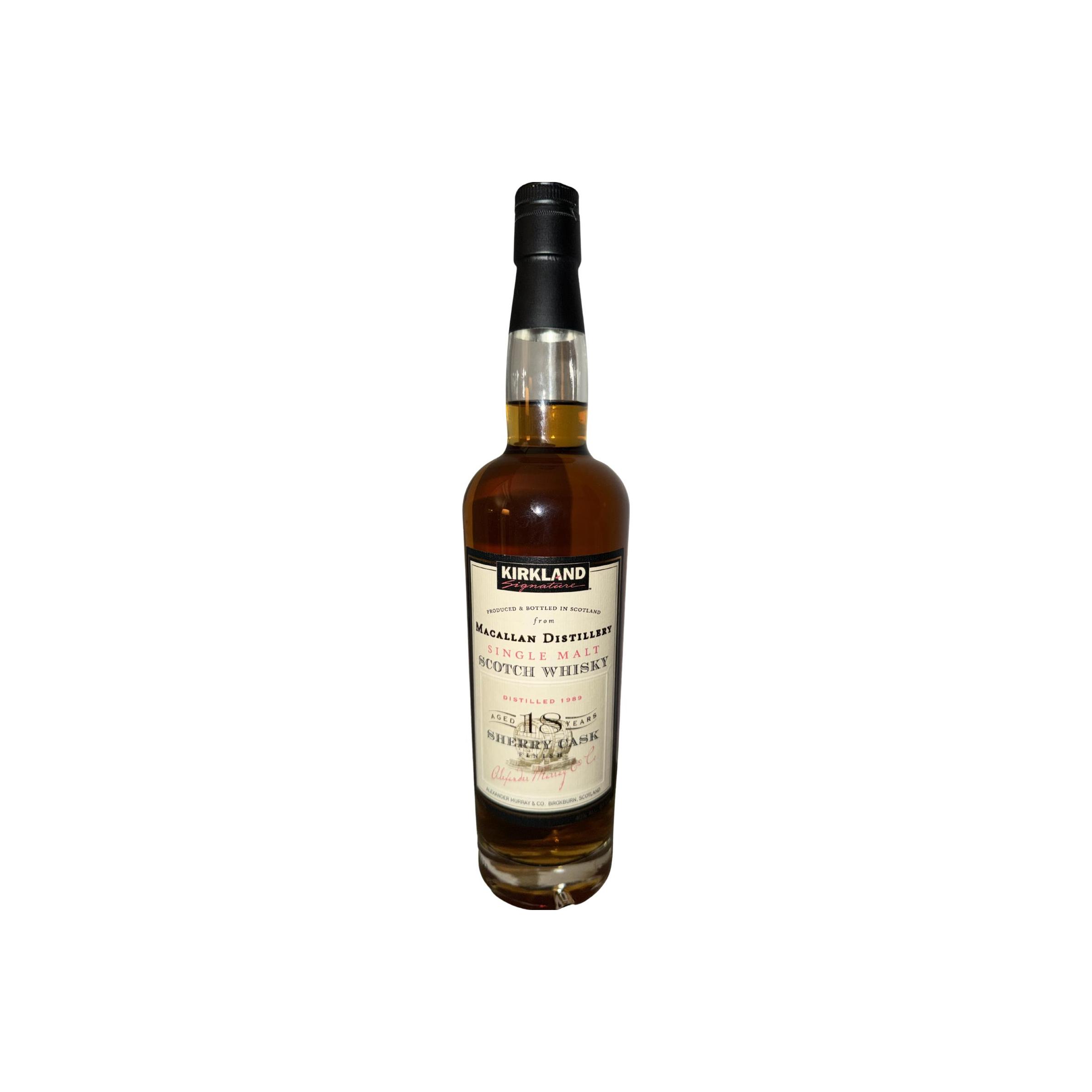 Macallan 18 year old Kirkland Signature