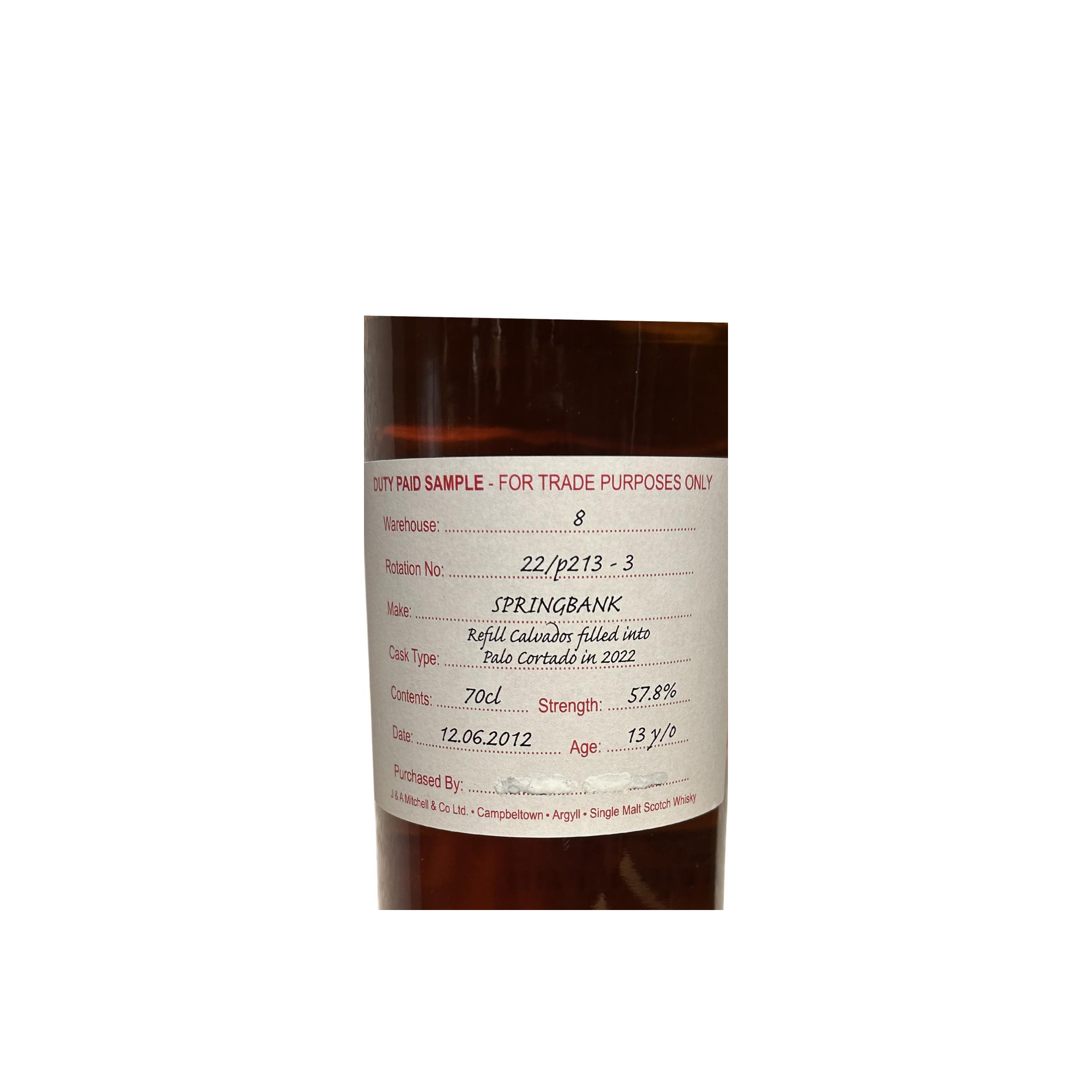 Springbank 2012