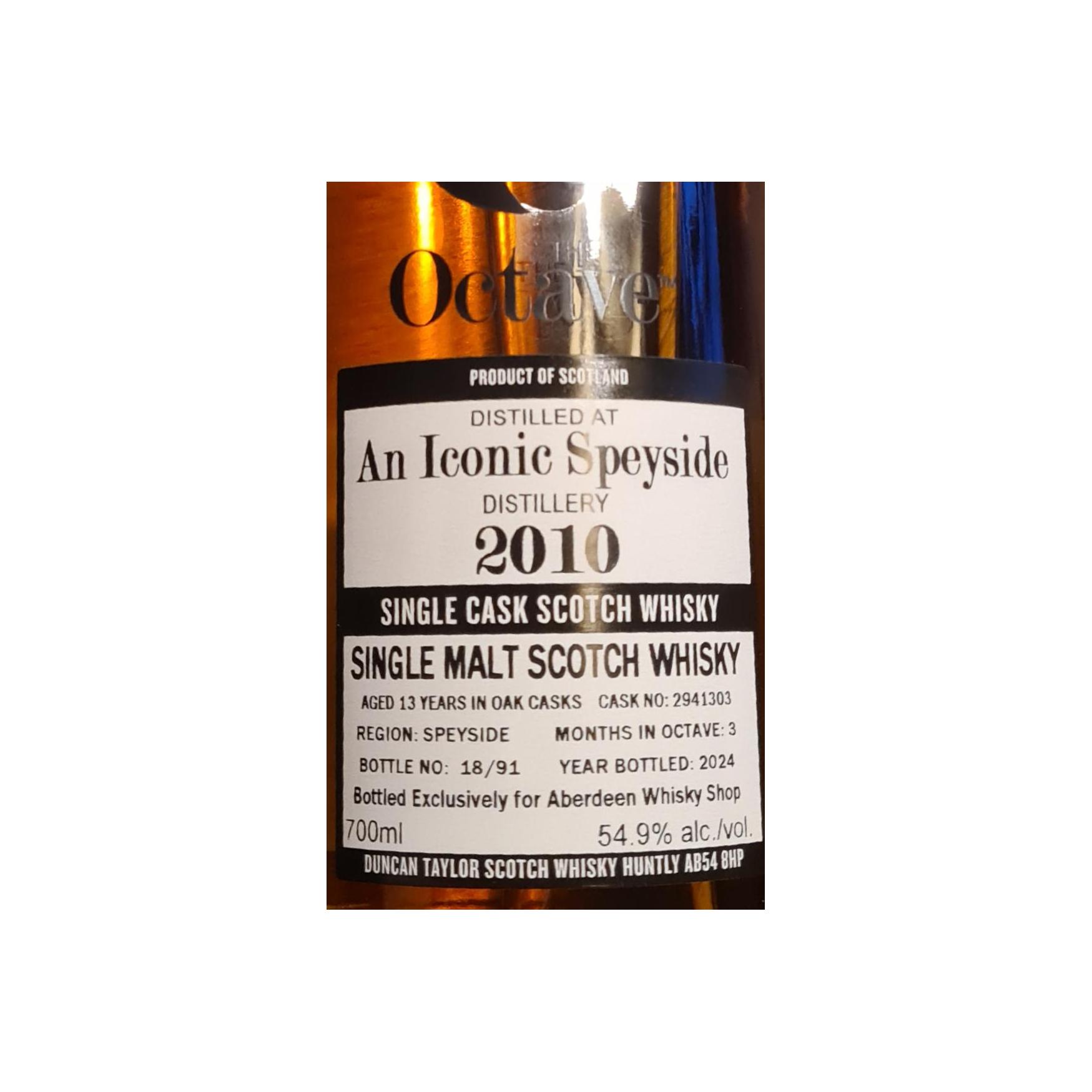 An Iconic Speyside Distillery 2010 DT