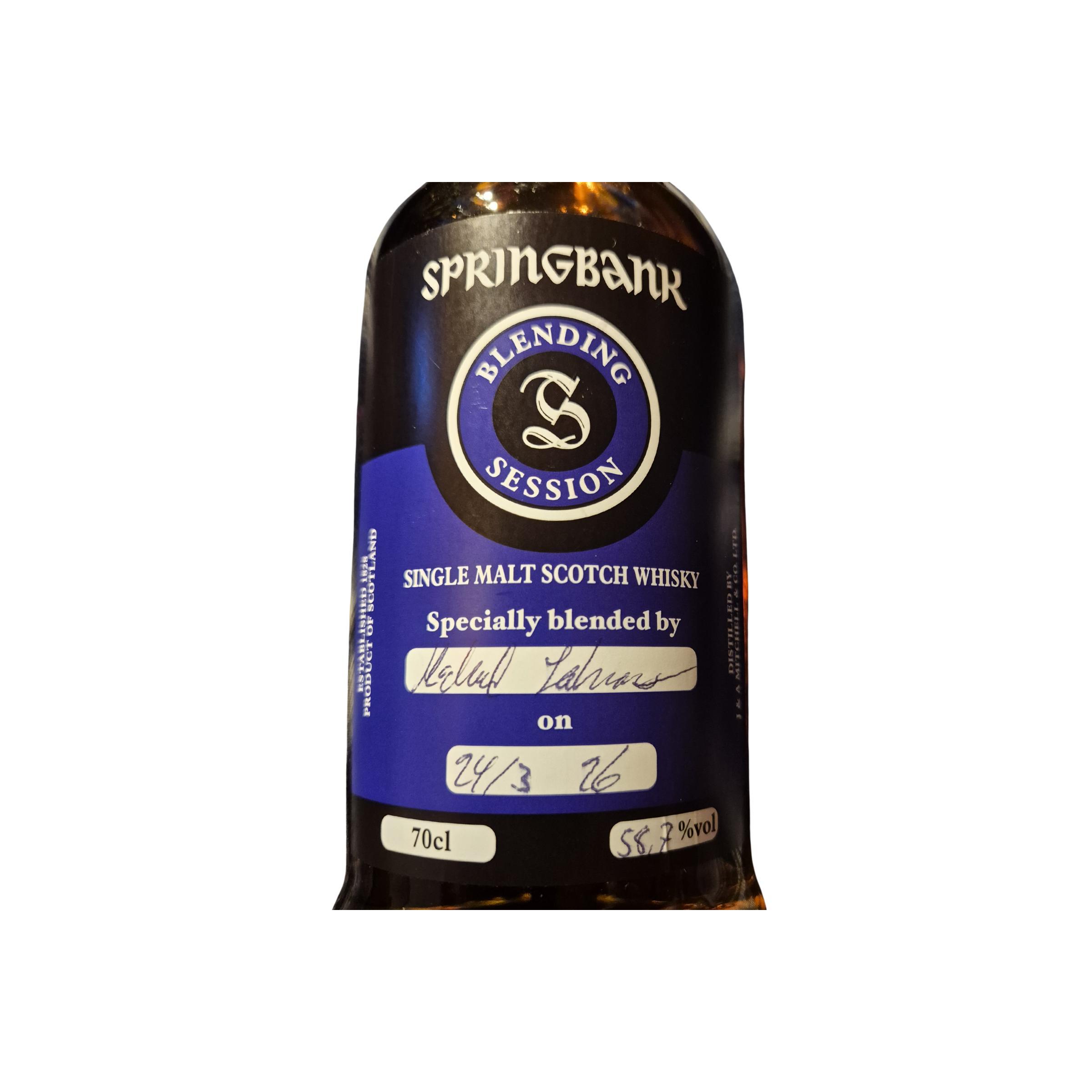 Springbank Blending Session 2026