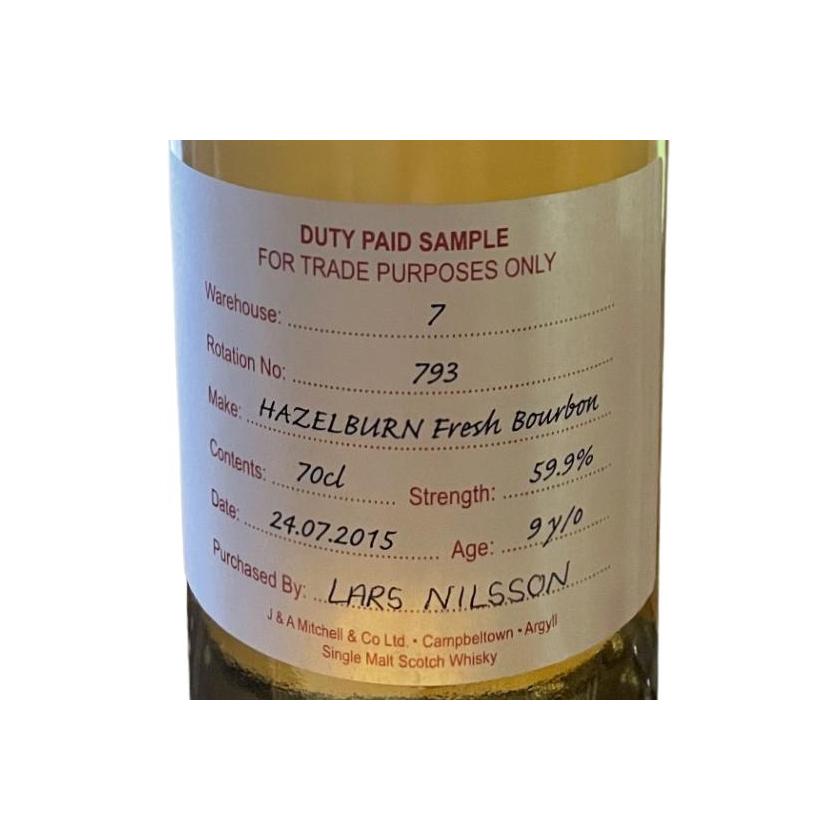 Hazelburn 2015
