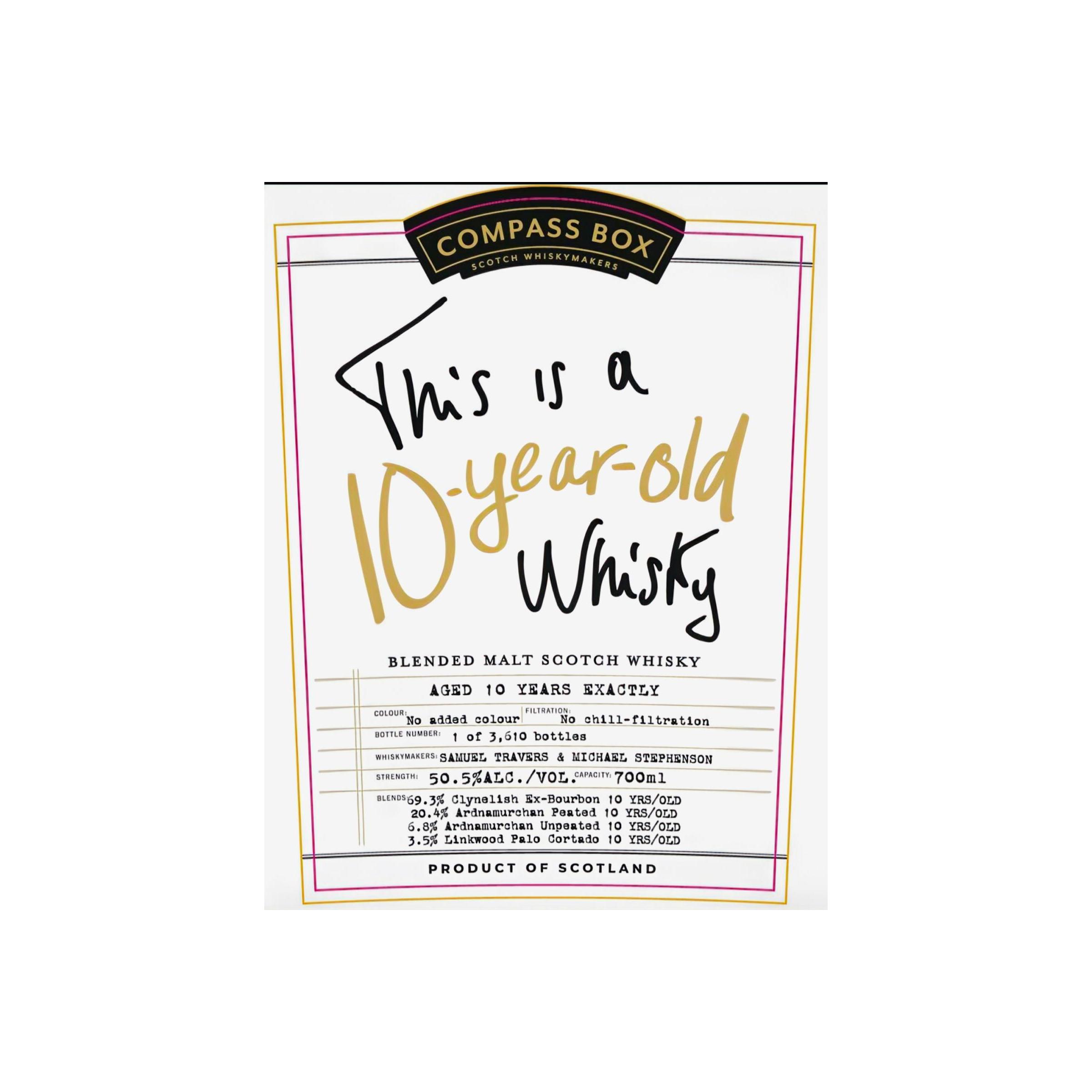 This is a Whisky 10-year-old CB