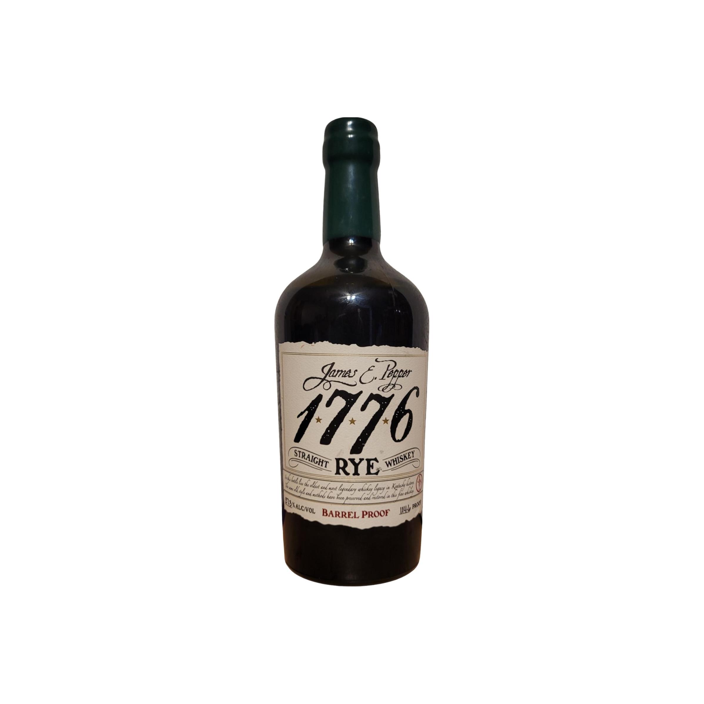 James E. Pepper 1776 Straight Rye Whiskey
