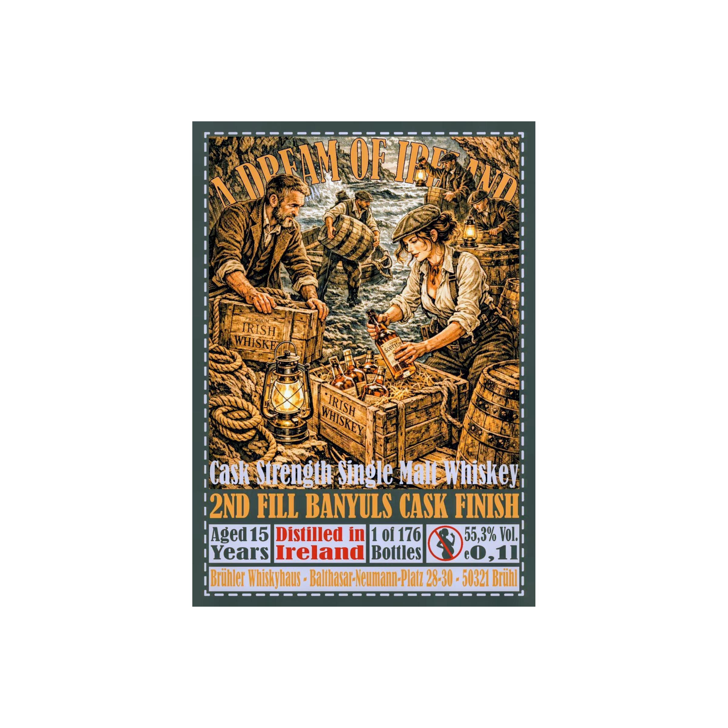 Distilled in Ireland 15-year-old BW