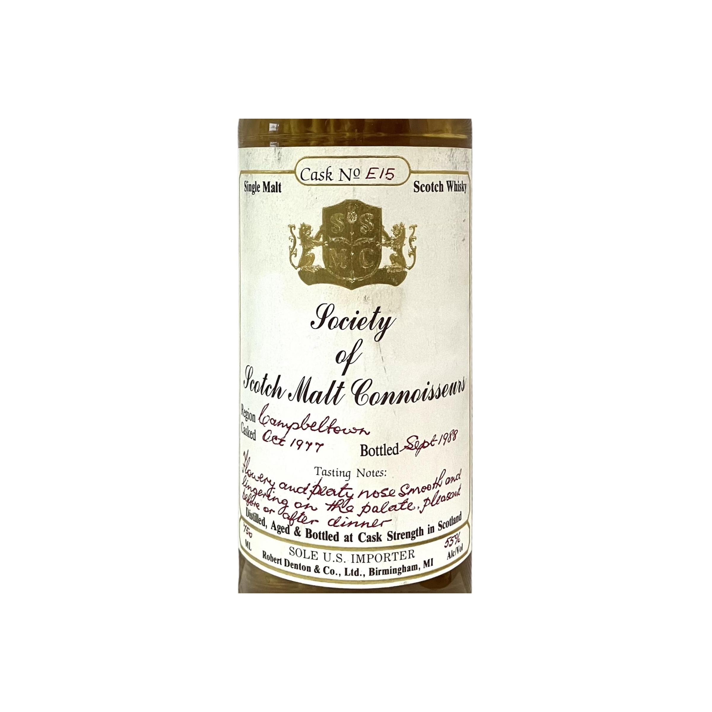 Society of Scotch Malt Connoisseurs 1977
