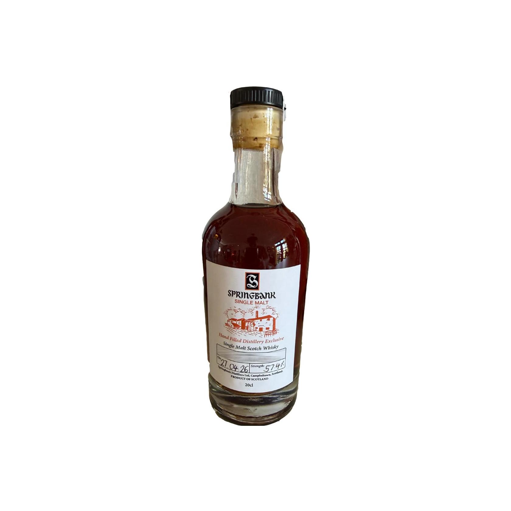 Springbank Hand Filled Distillery Exclusive