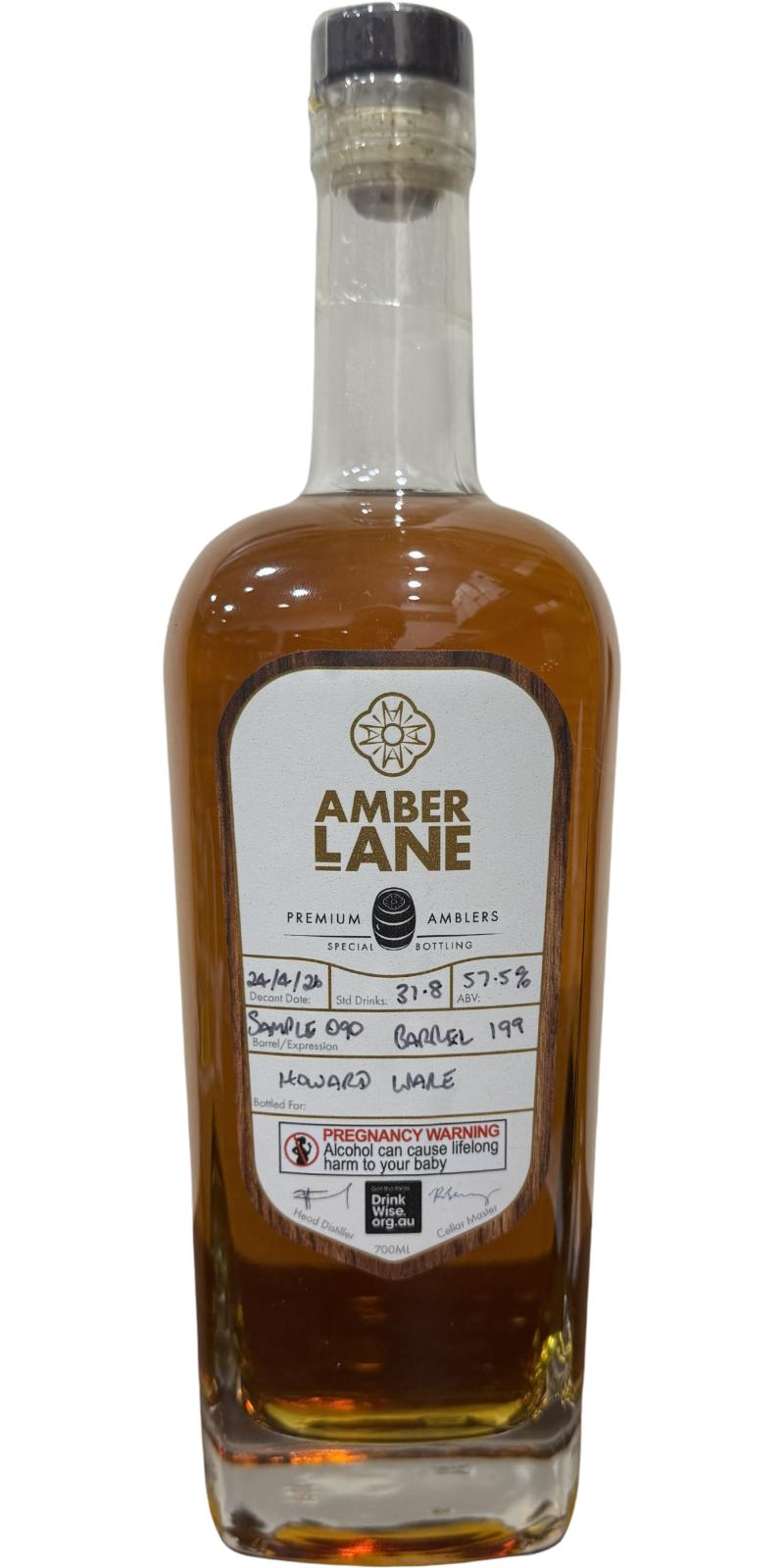 Amber Lane Hand Pour