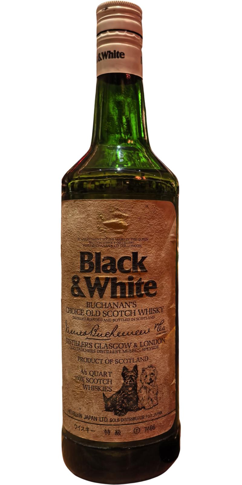 Black & White Buchanan's choice old scotch whisky