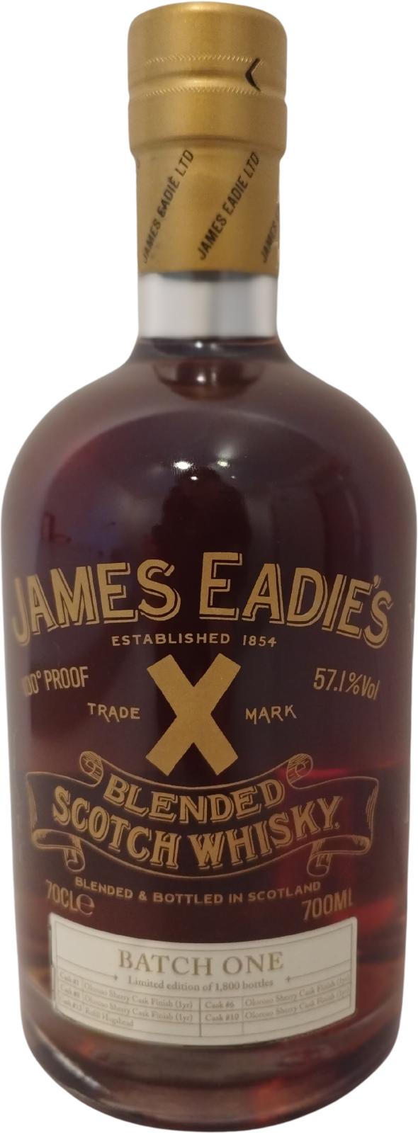 James Eadie's Trade Mark X JE