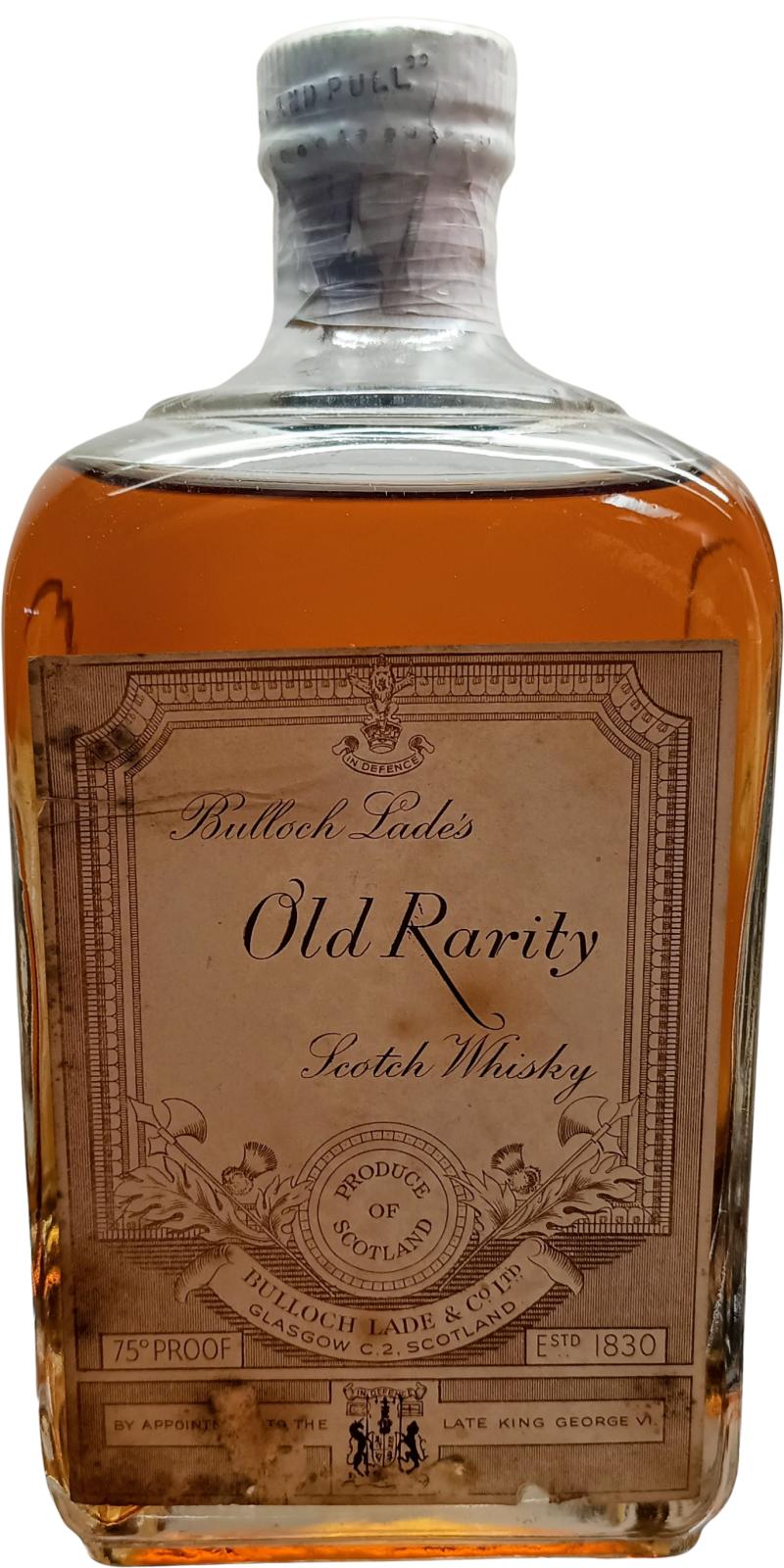 Bulloch Lade's Old Rarity