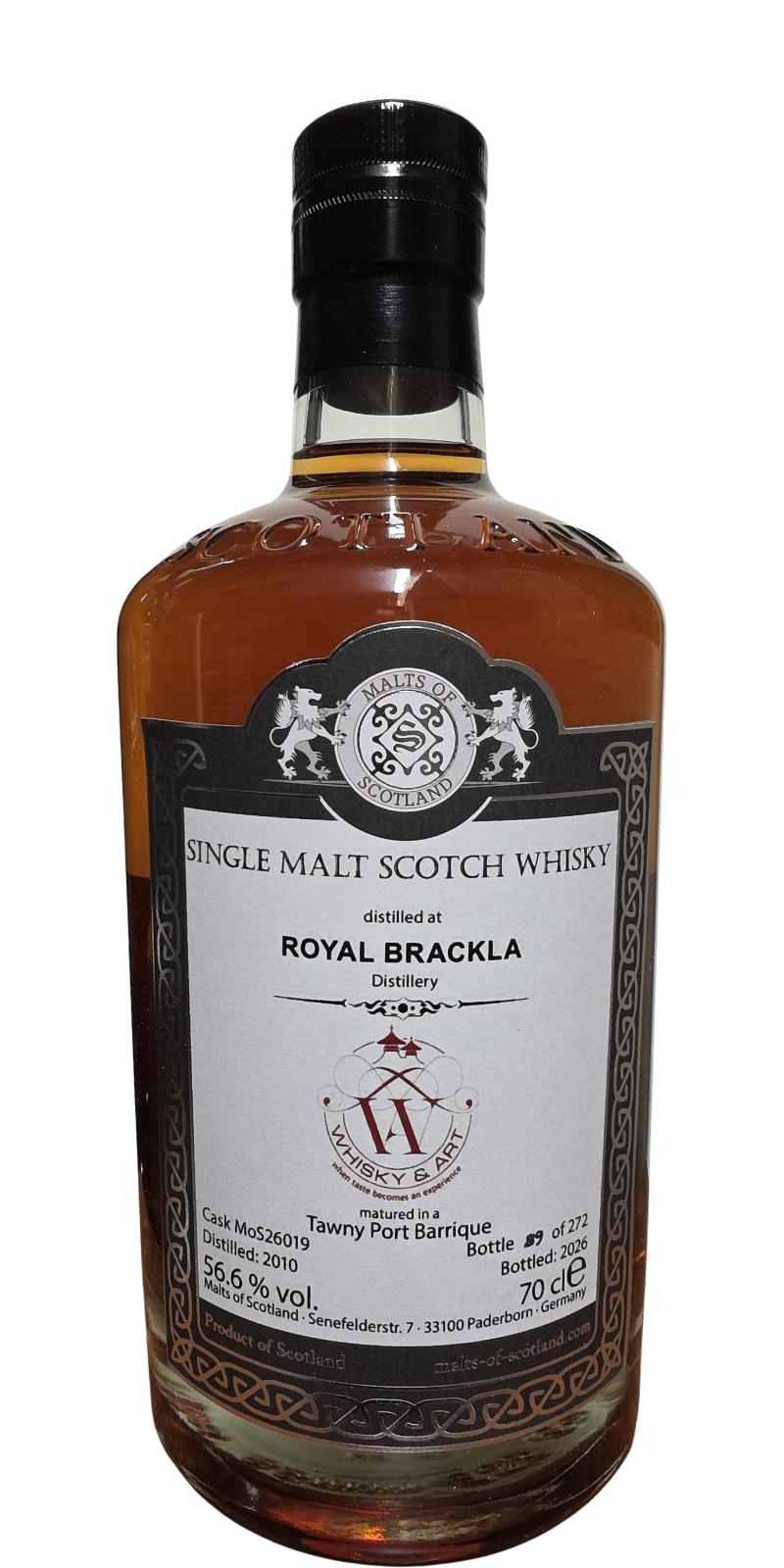 Royal Brackla 2010 MoS