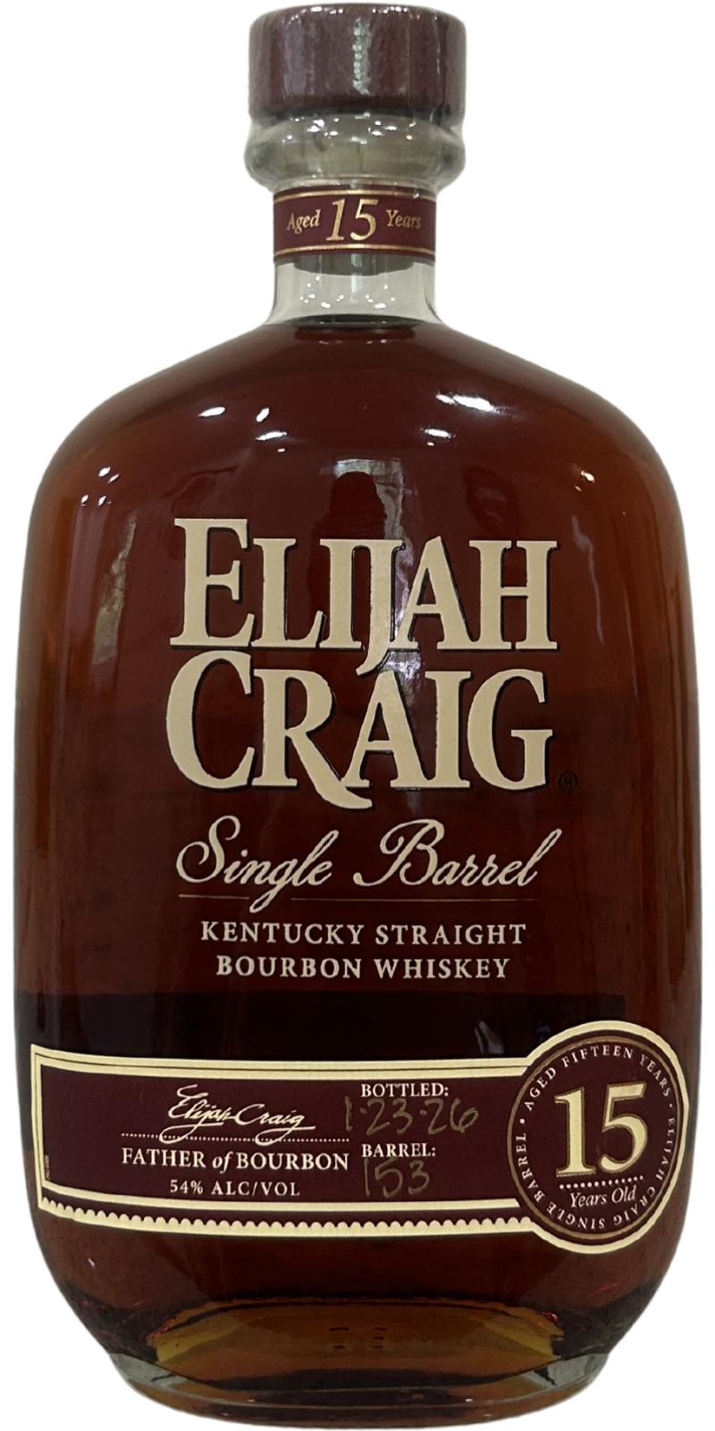 Elijah Craig 15-year-old