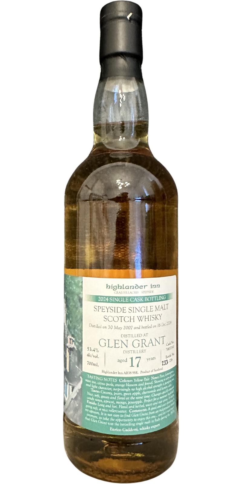 Glen Grant Glen Grant 2007 HI