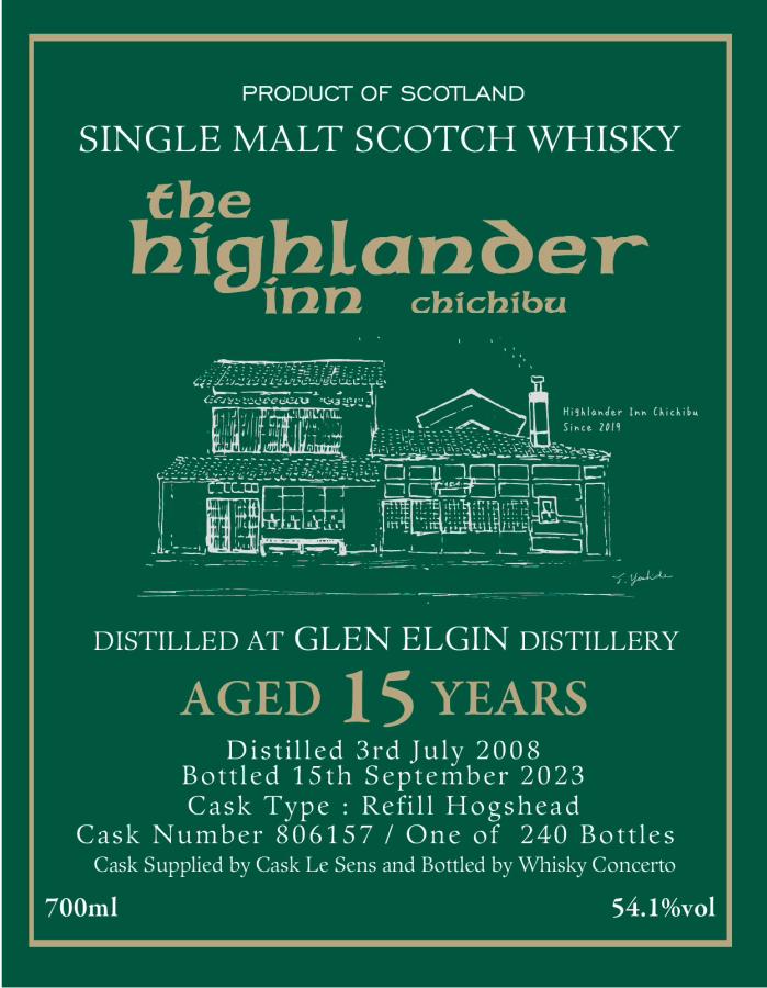 Glen Elgin 2008 15 Jahre Single Malt Whisky 3