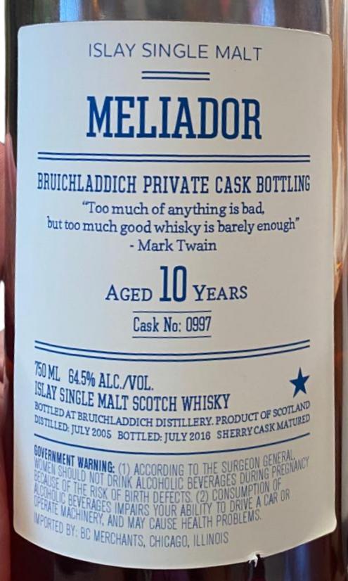 Bruichladdich 2005