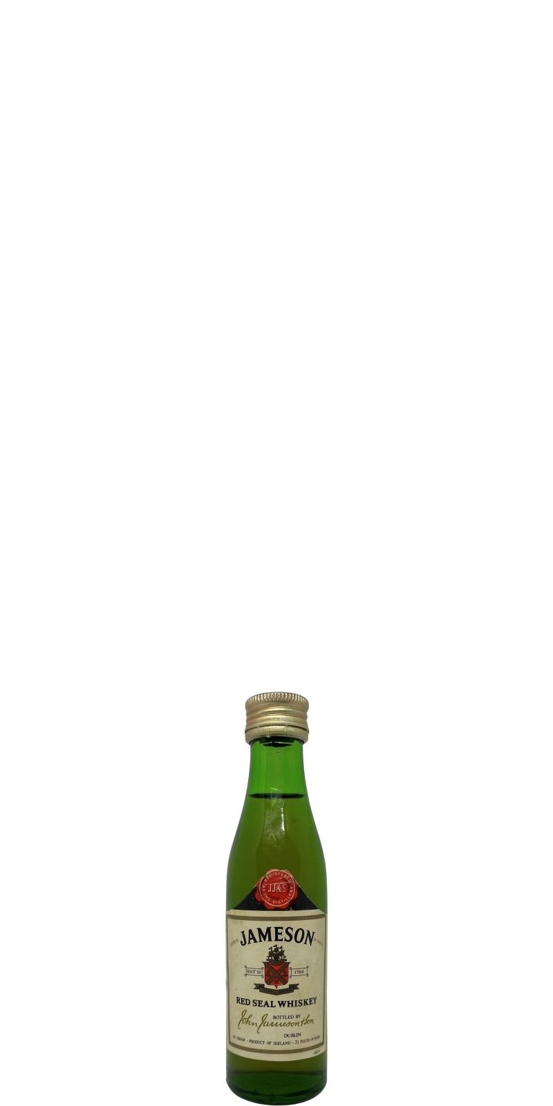 John Jameson & Son Red Seal Whiskey
