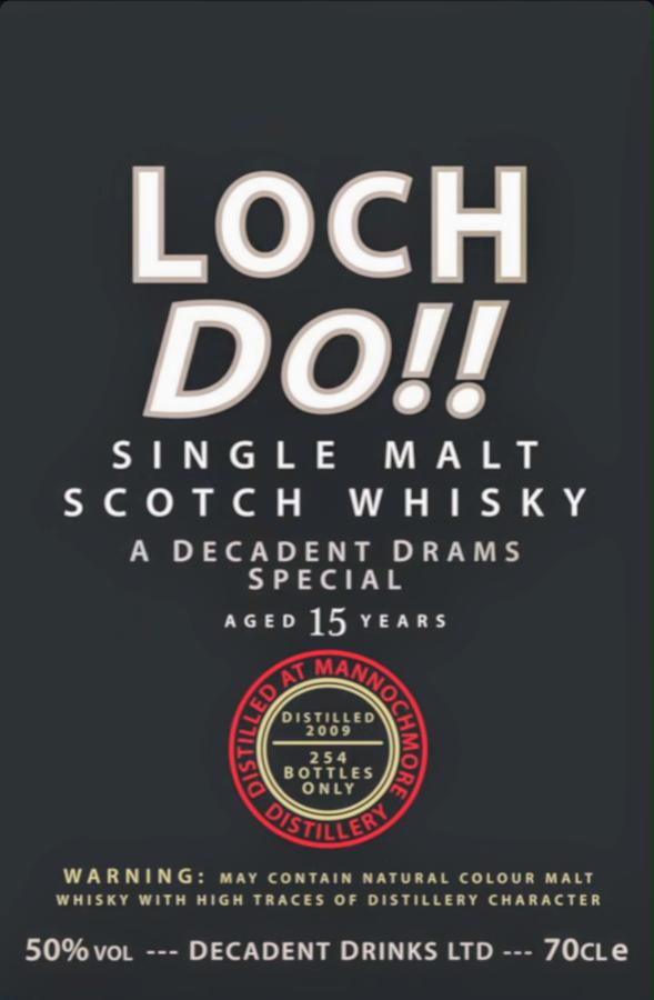 Mannochmore 2009 DeDr