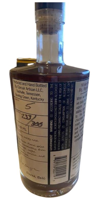 Corsair Artisan Distillery Rasputin 3