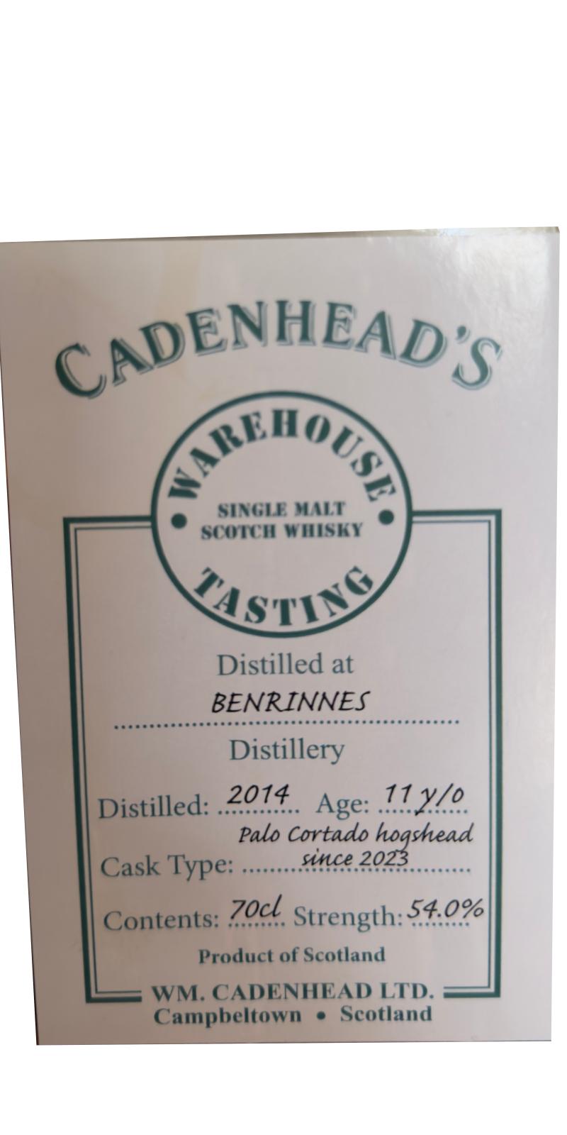 Benrinnes 2014 CA
