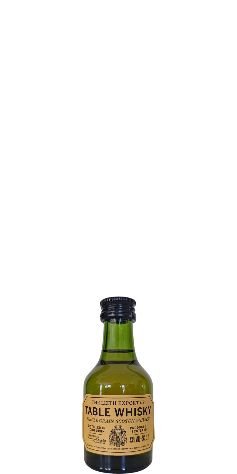 Table Whisky Single Grain Scotch Whisky 2