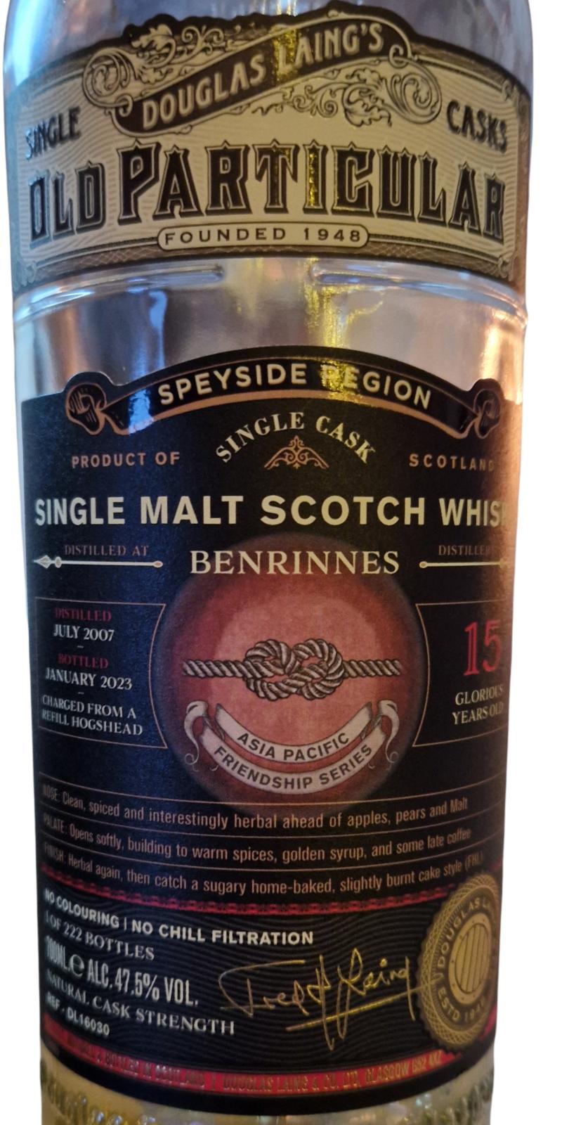 Benrinnes 2007 DL