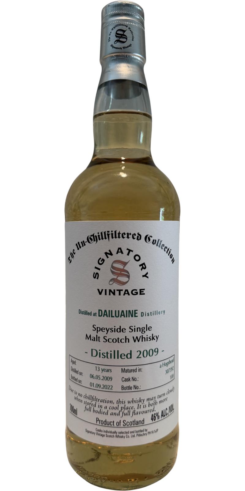 Dailuaine 2009 SV