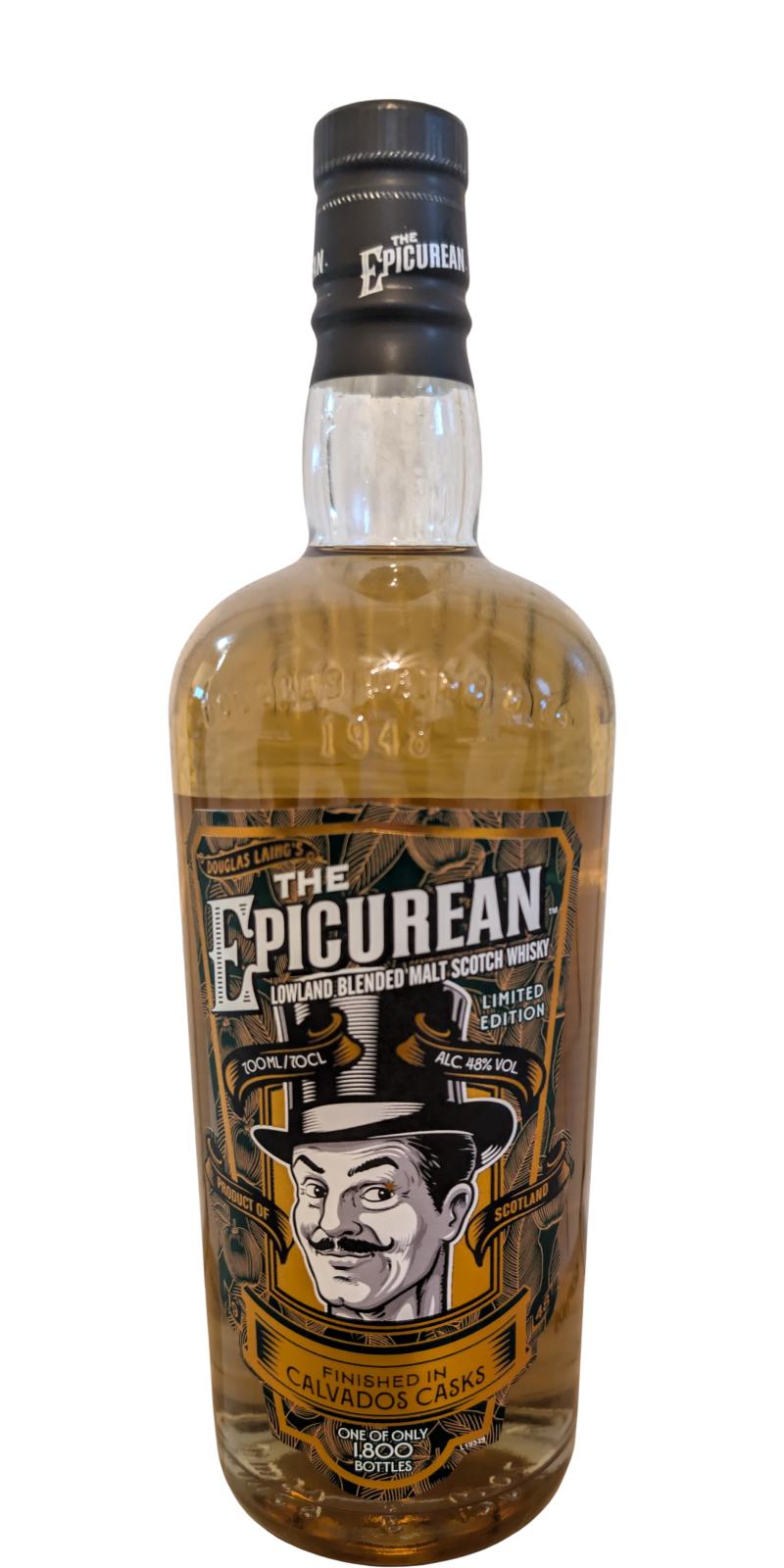 The Epicurean Lowland Blended Malt Scotch Whisky DL